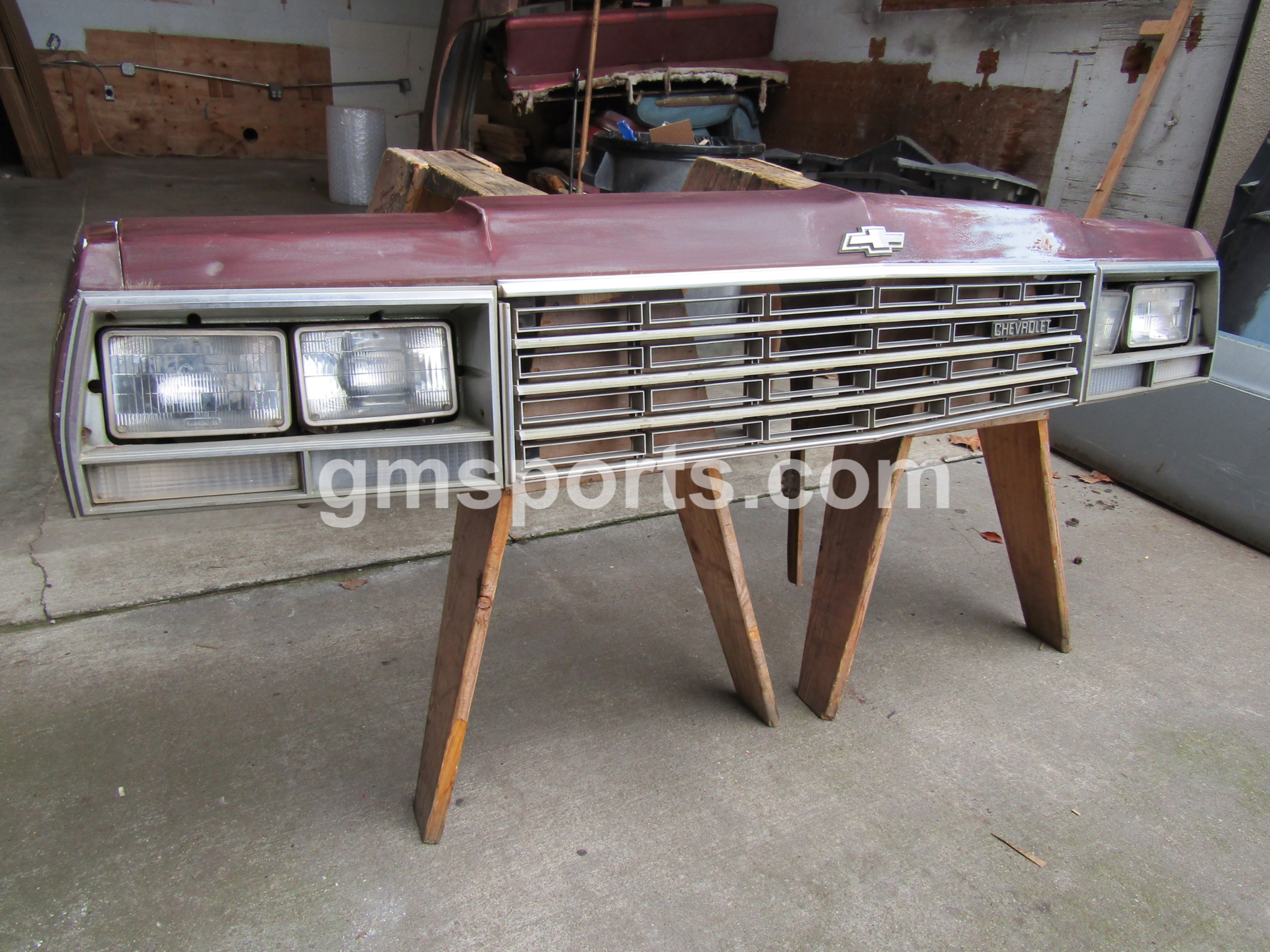 1978, Chevrolet, Impala, Header, Panel, Assembly,header panel, grill, headlight bezels, park lamps, extensions, headlights,.