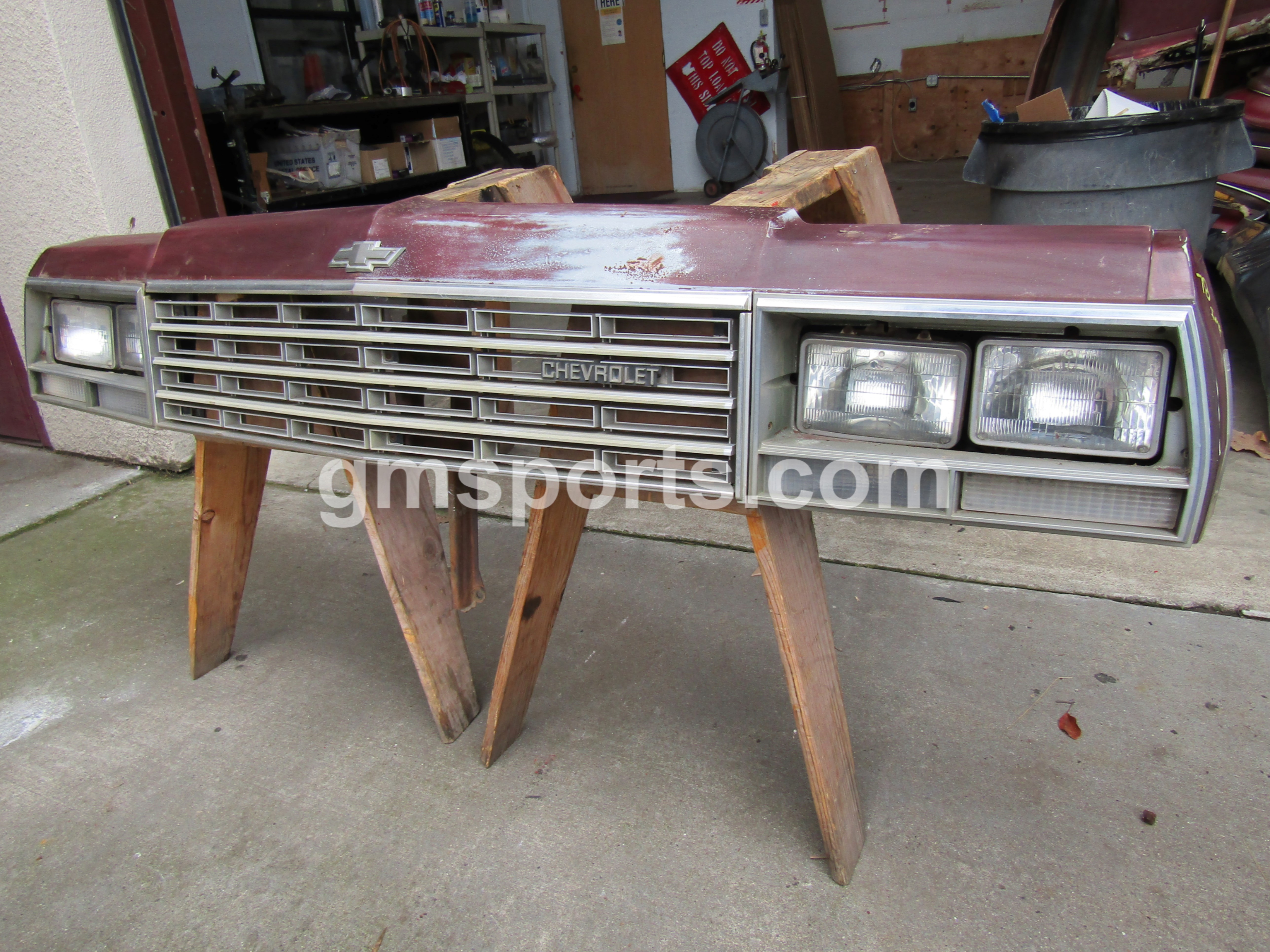 1978, Chevrolet, Impala, Header, Panel, Assembly,header panel, grill, headlight bezels, park lamps, extensions, headlights,.