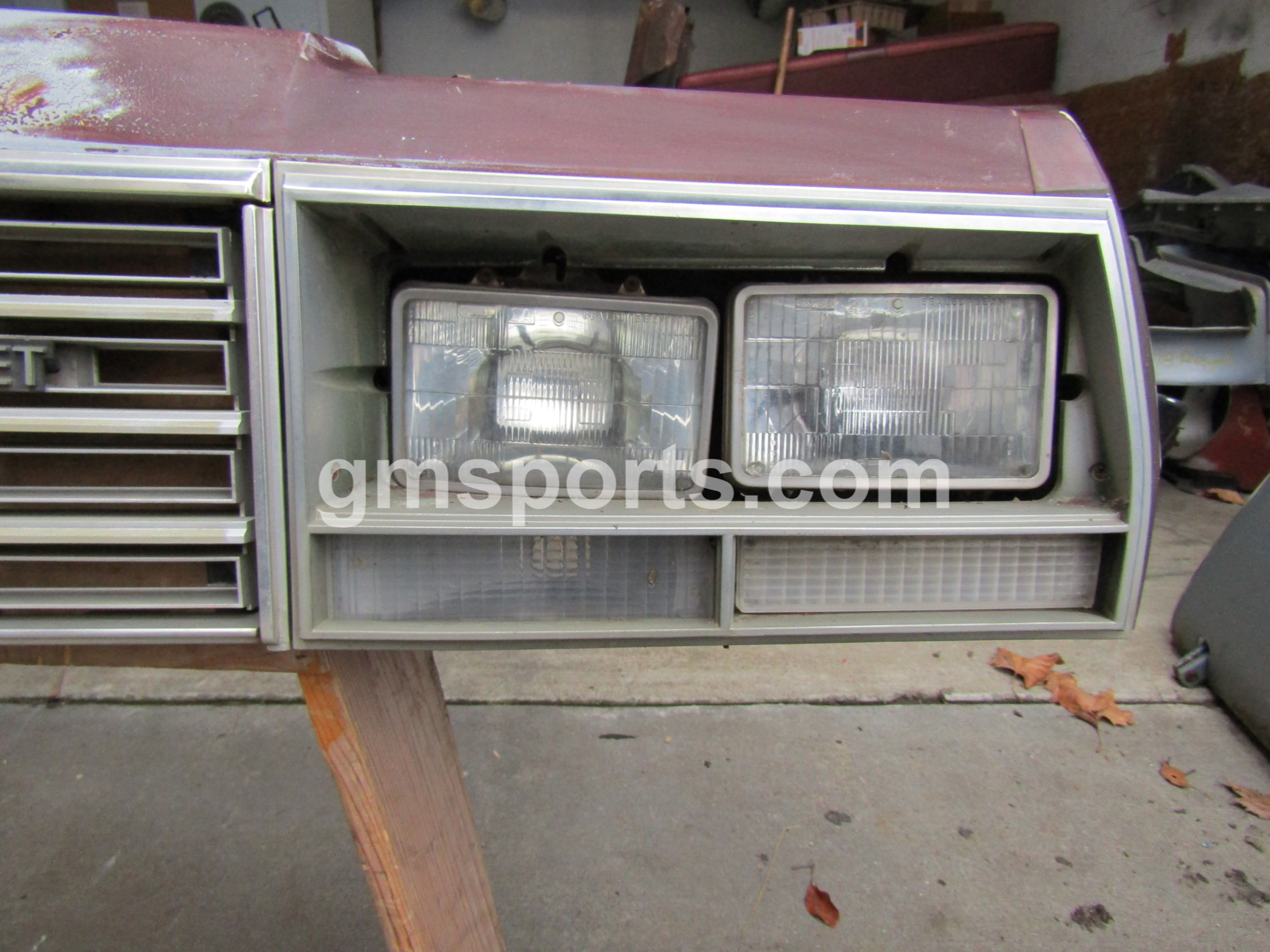 1978, Chevrolet, Impala, Header, Panel, Assembly,header panel, grill, headlight bezels, park lamps, extensions, headlights,.