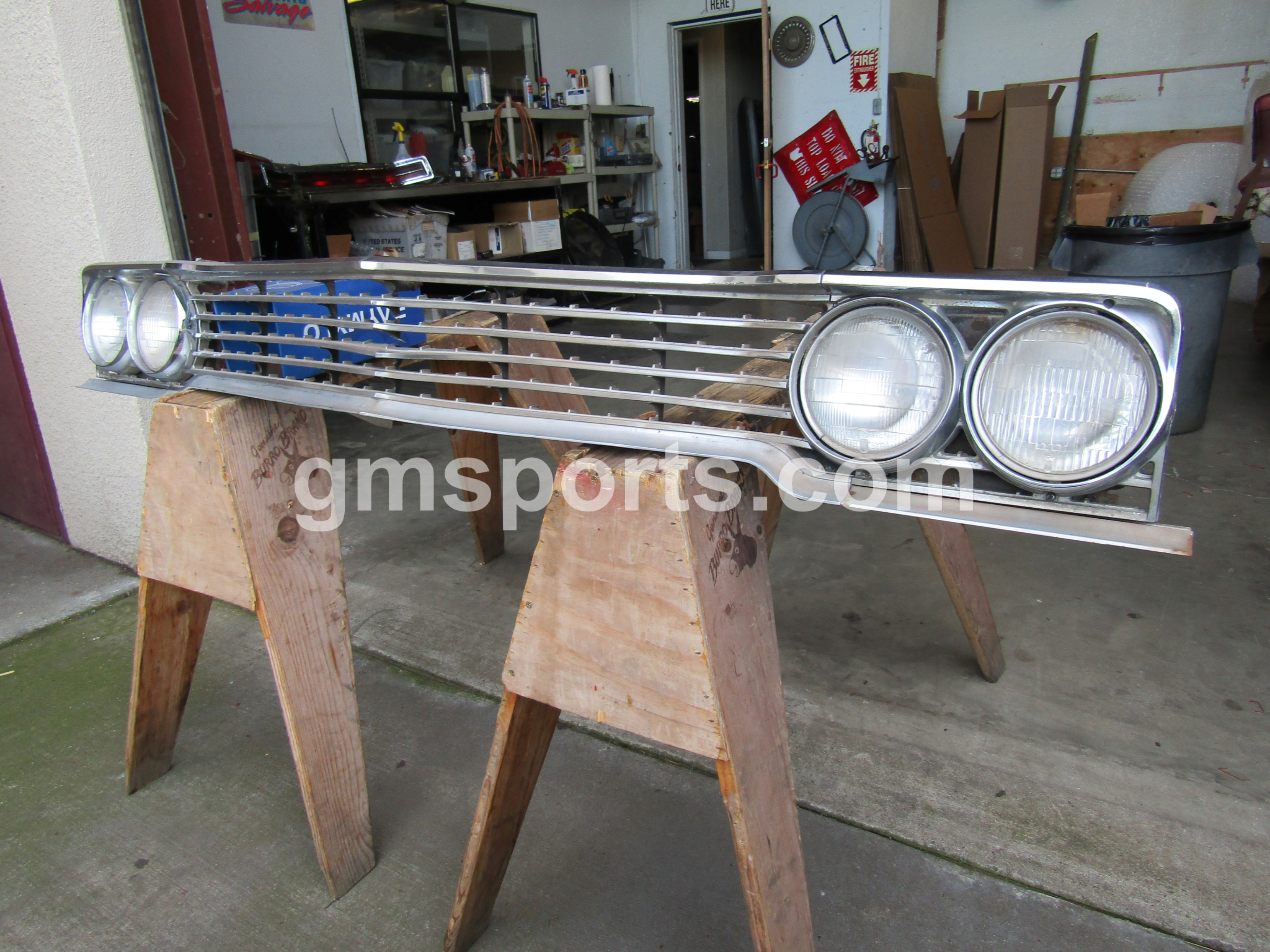 1965, Buick, Skylark, Grill, and, Headlight,head,light, Bezel,right,left,