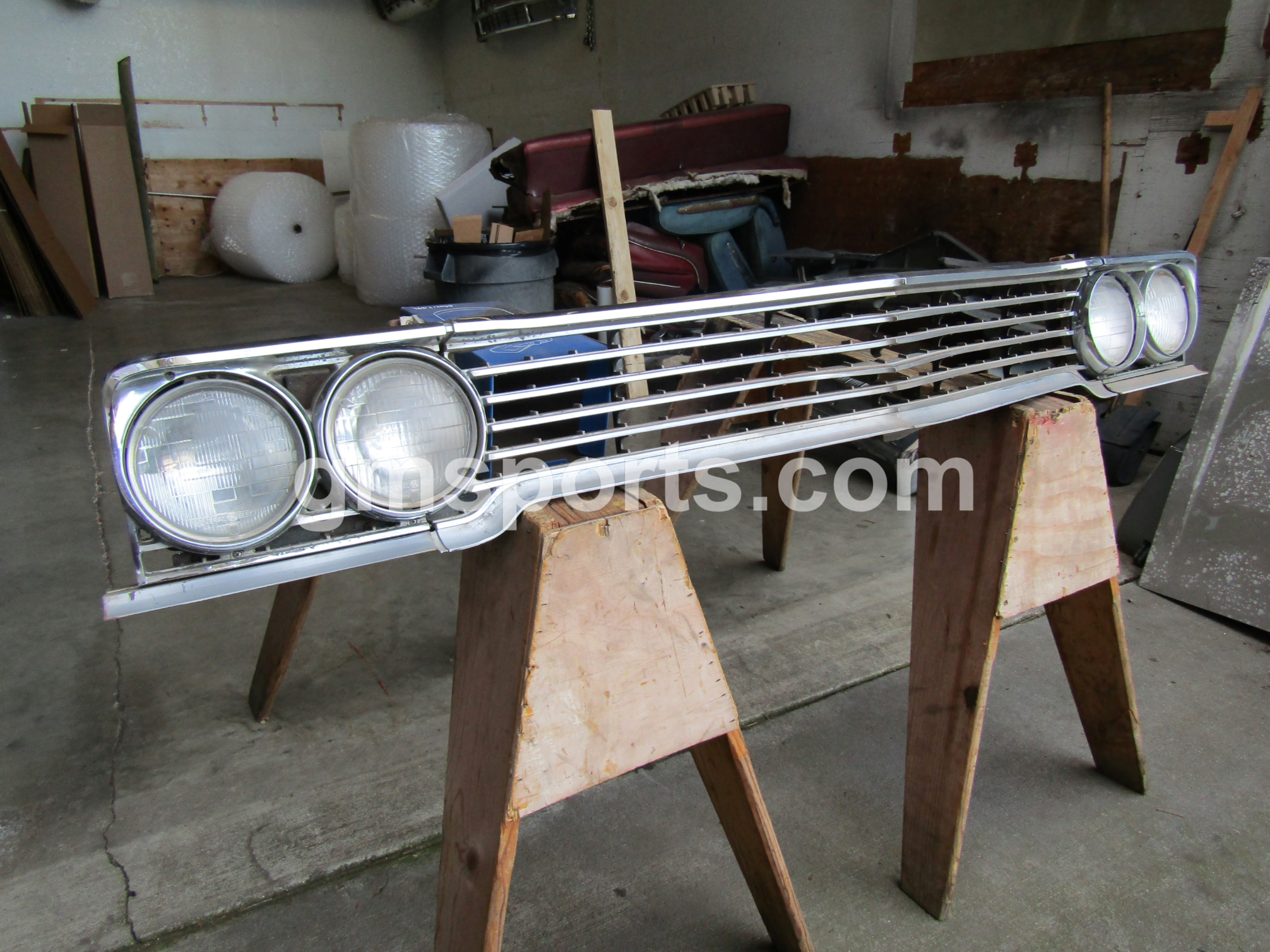 1965, Buick, Skylark, Grill, and, Headlight,head,light, Bezel,right,left,