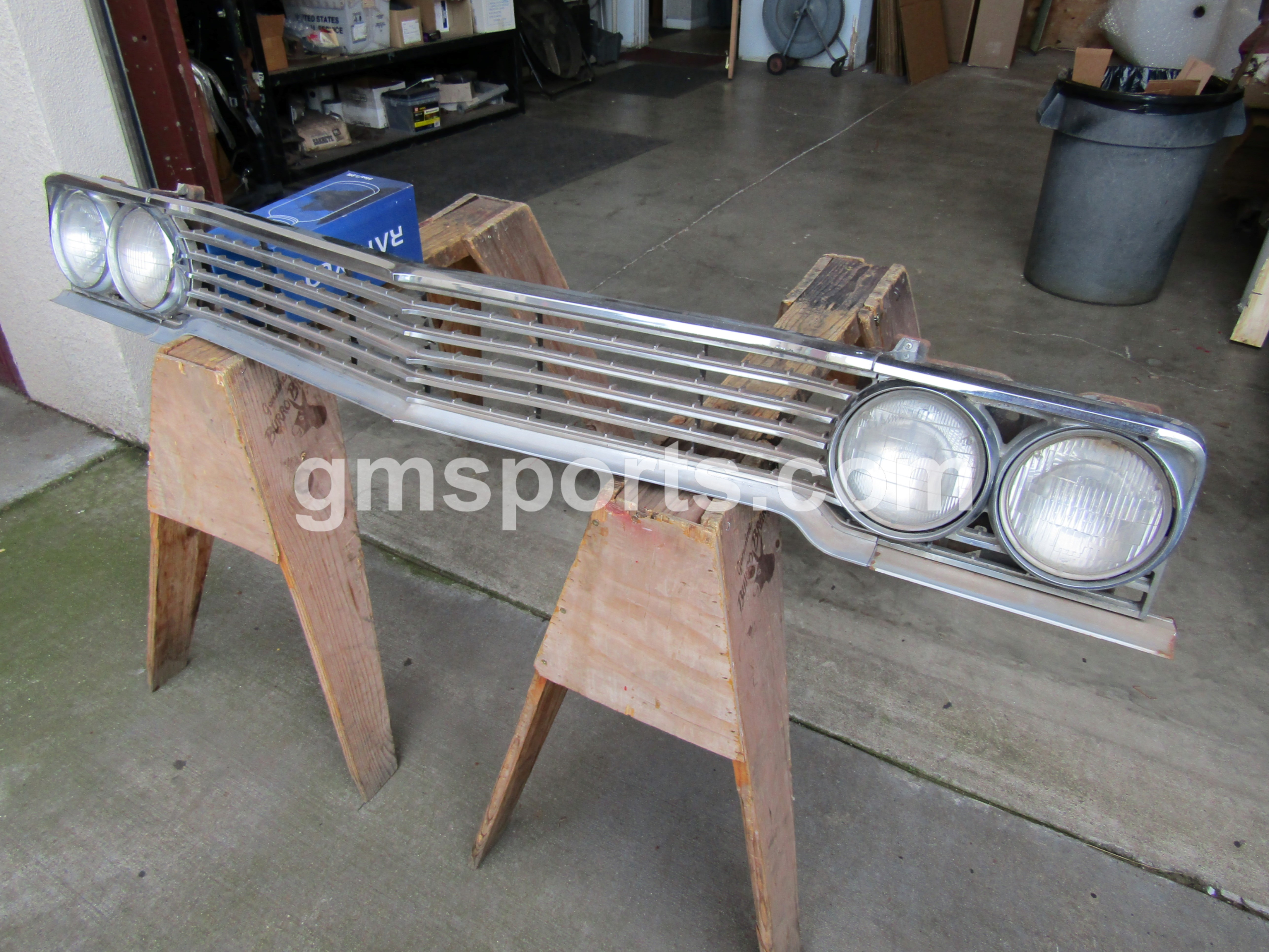 1965, Buick, Skylark, Grill, and, Headlight,head,light, Bezel,right,left,