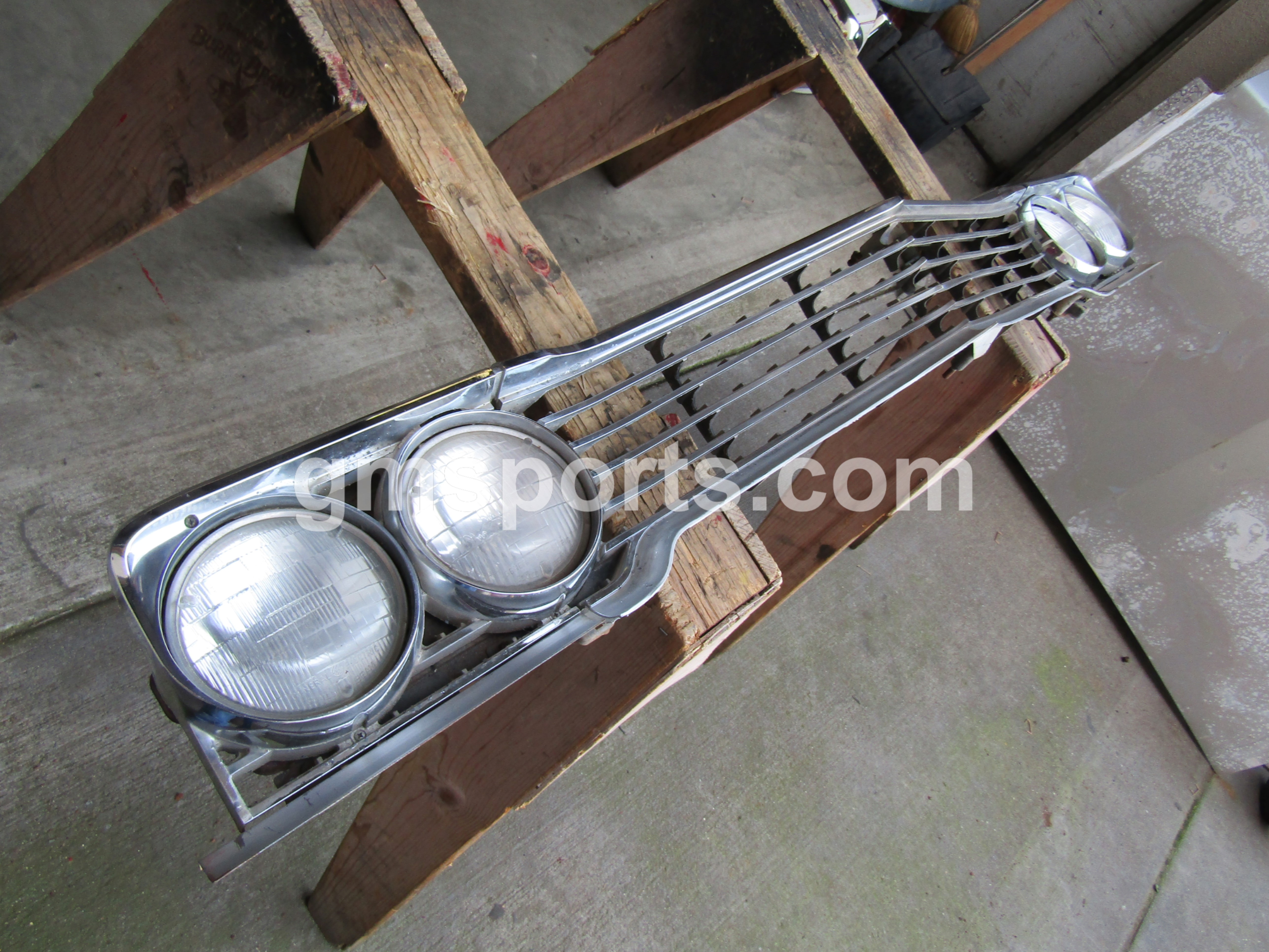 1965, Buick, Skylark, Grill, and, Headlight,head,light, Bezel,right,left,