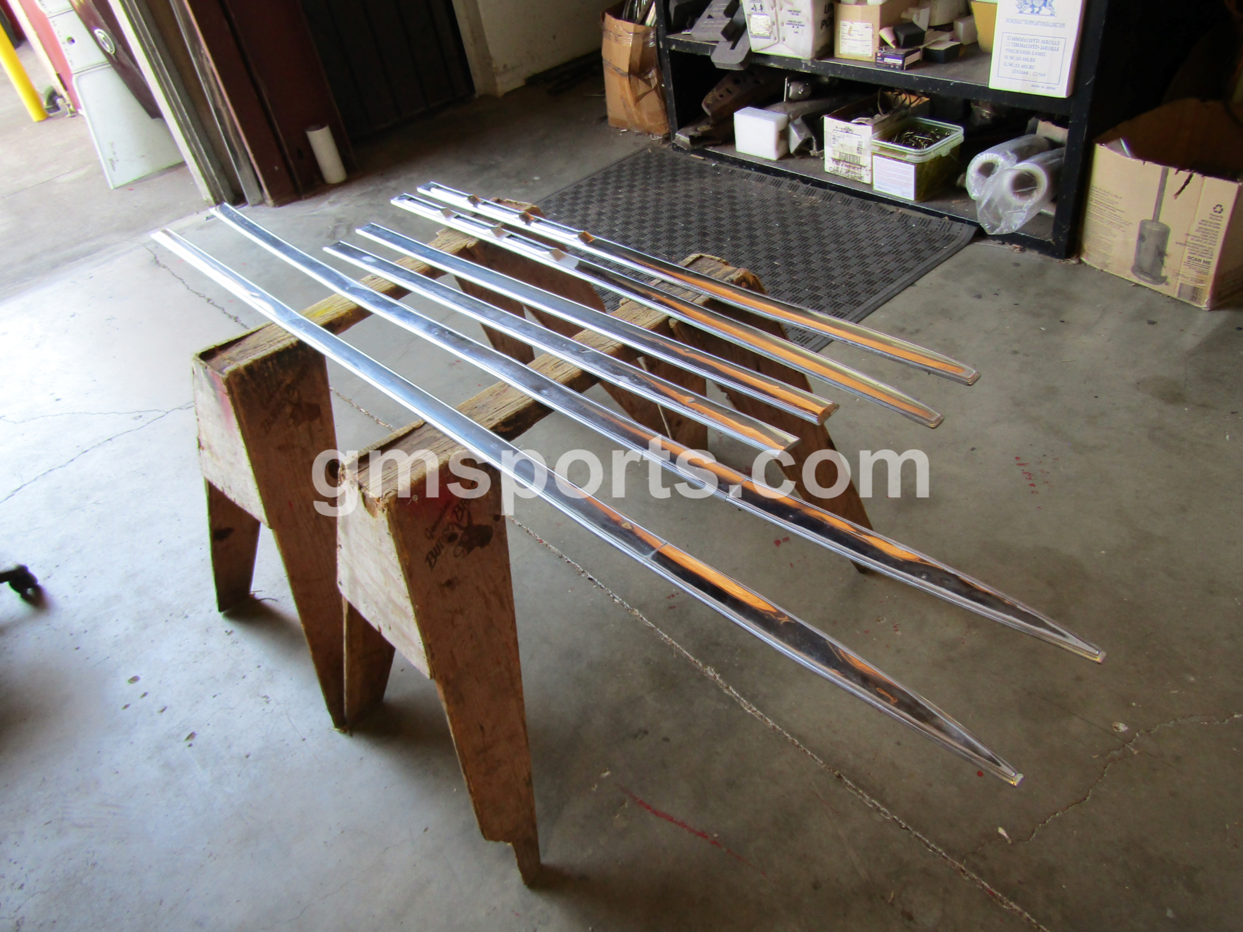 1964, Buick, Skylark, original,GM, 8, Piece, Body, Molding, Kit,fender,left,right,rear,front,quarter,panel,door,