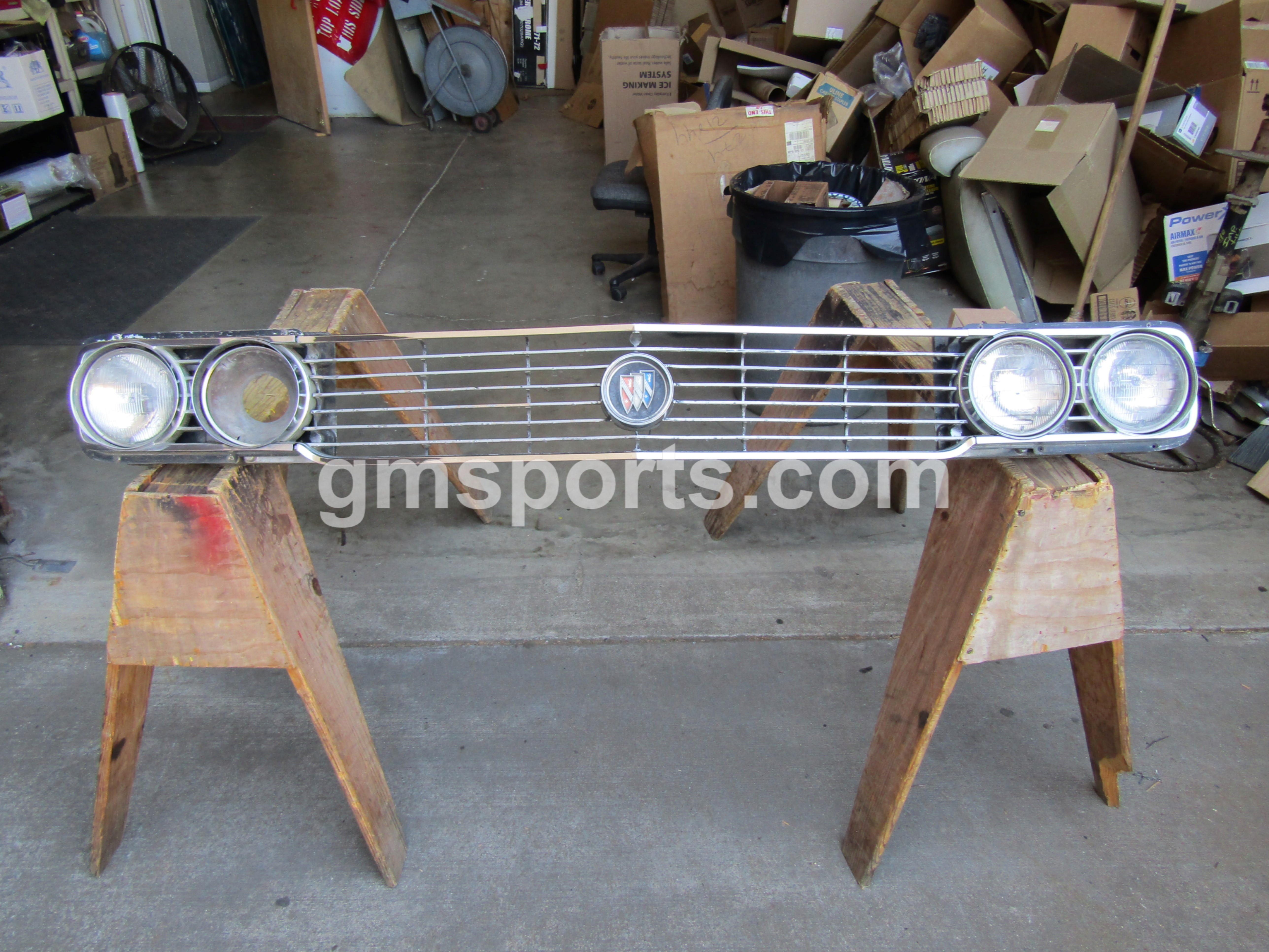 1964, Buick, Skylark, Grill, and, Left, Right,Headlight, Bezel, Assembly,