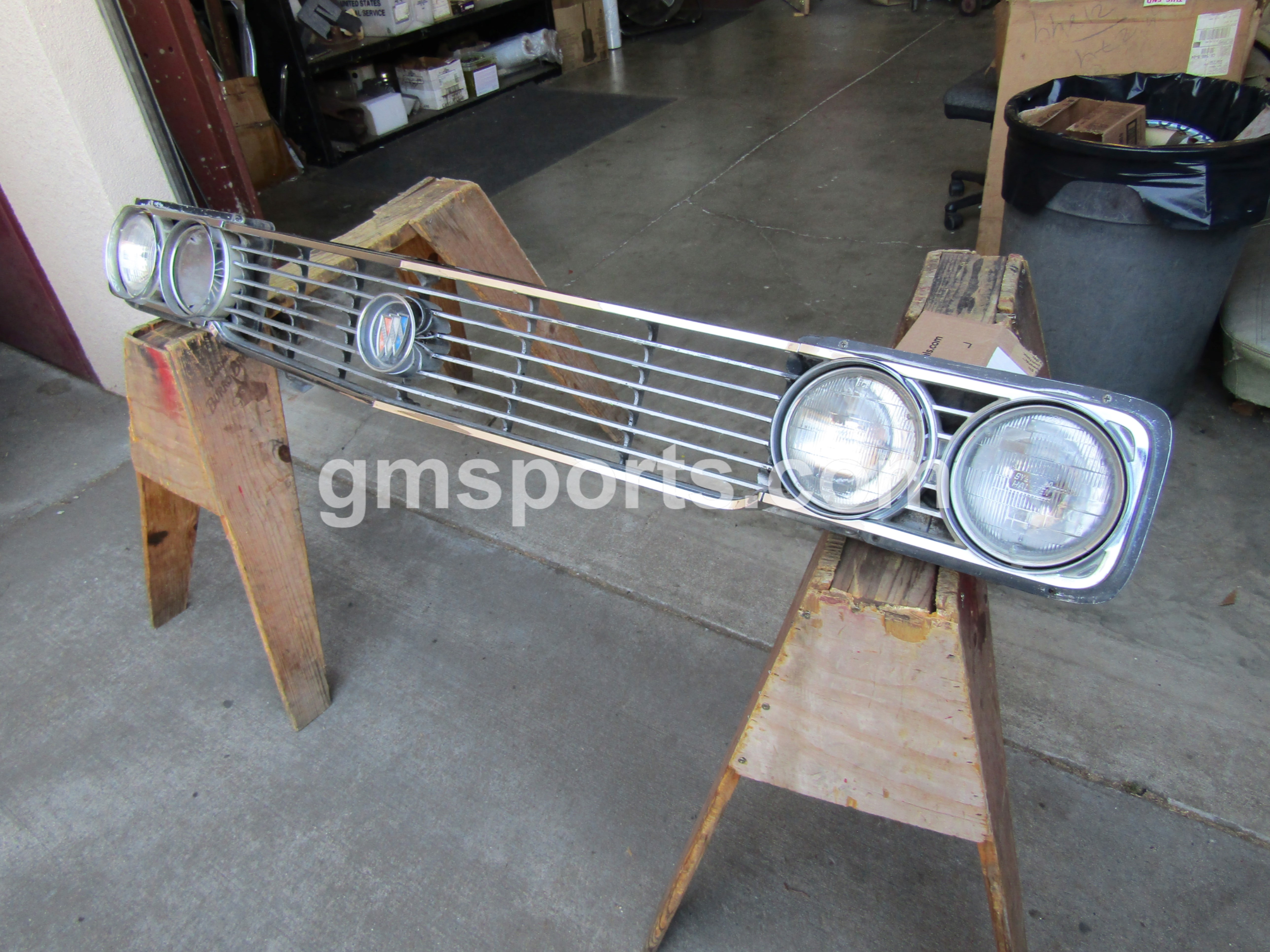 1964, Buick, Skylark, Grill, and, Left, Right,Headlight, Bezel, Assembly,