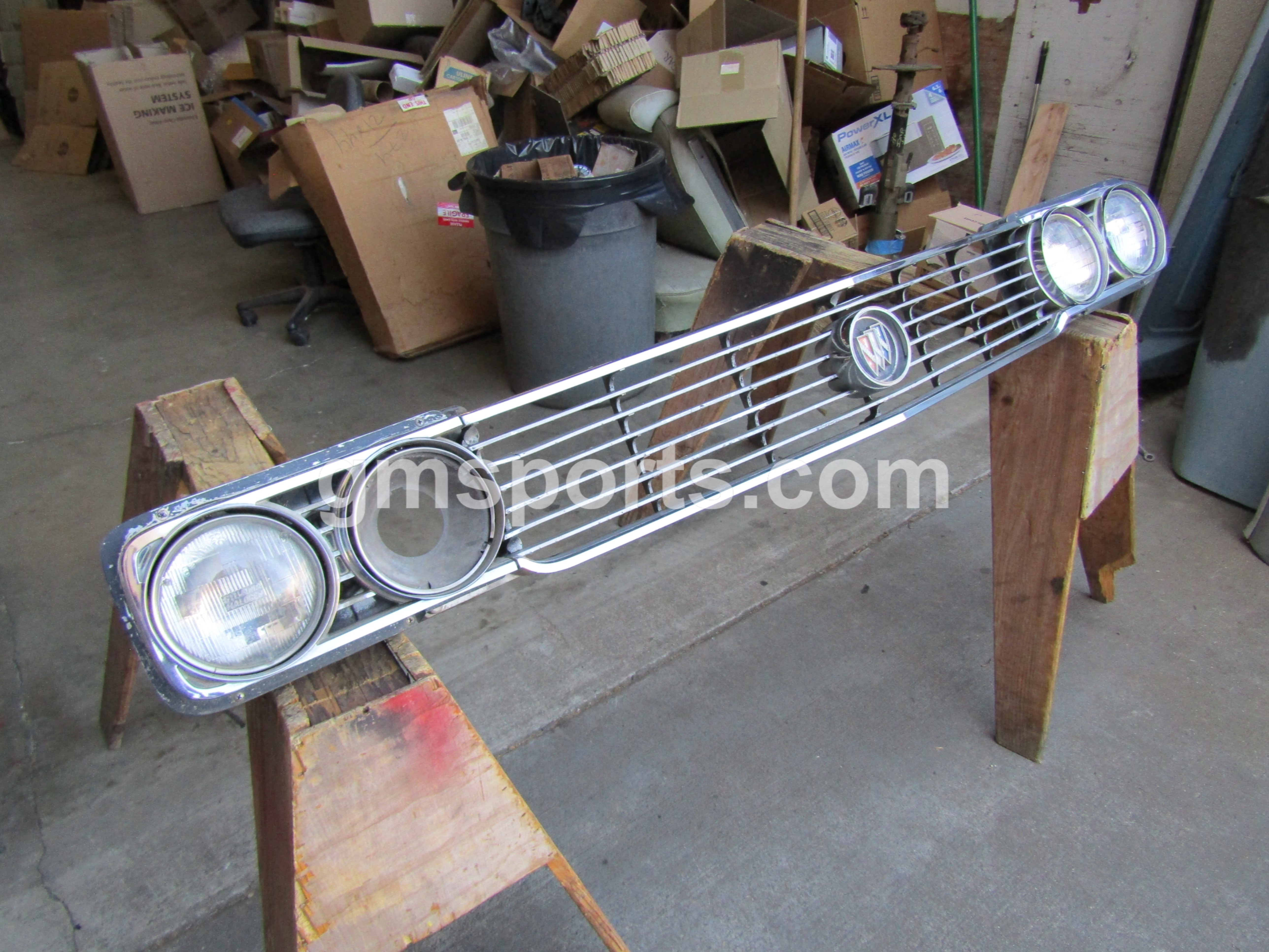 1964, Buick, Skylark, Grill, and, Left, Right,Headlight, Bezel, Assembly,