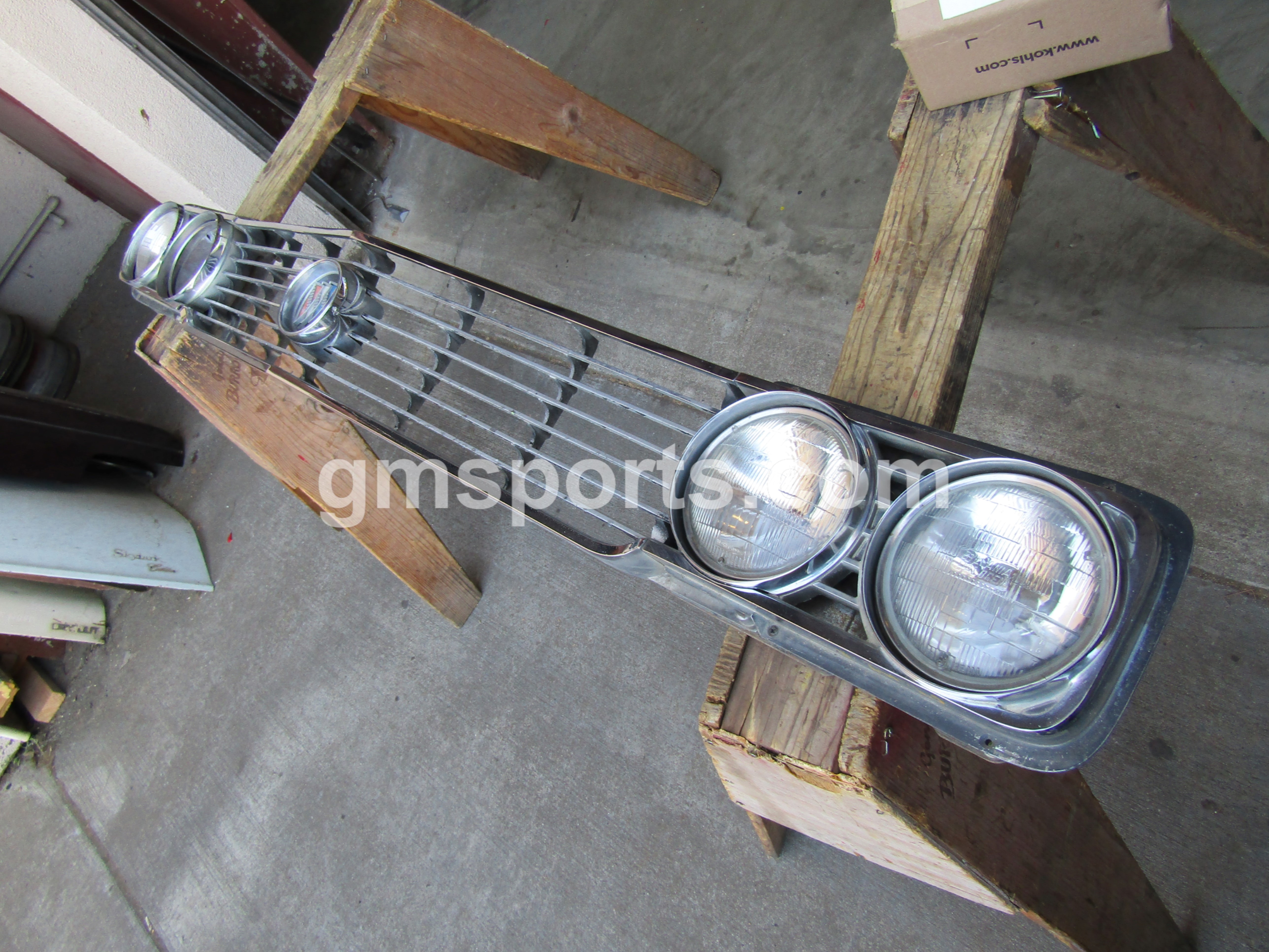 1964, Buick, Skylark, Grill, and, Left, Right,Headlight, Bezel, Assembly,