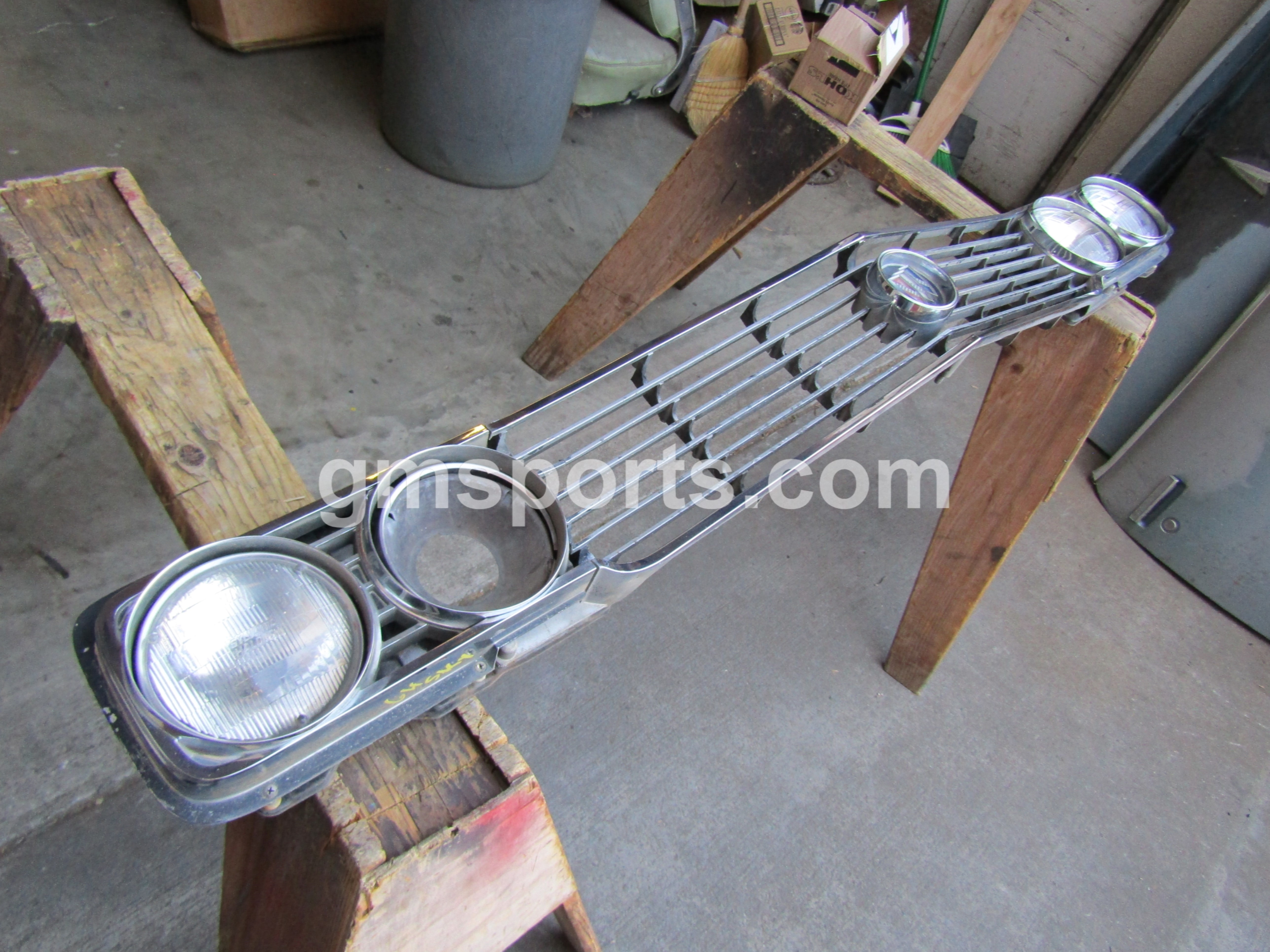 1964, Buick, Skylark, Grill, and, Left, Right,Headlight, Bezel, Assembly,