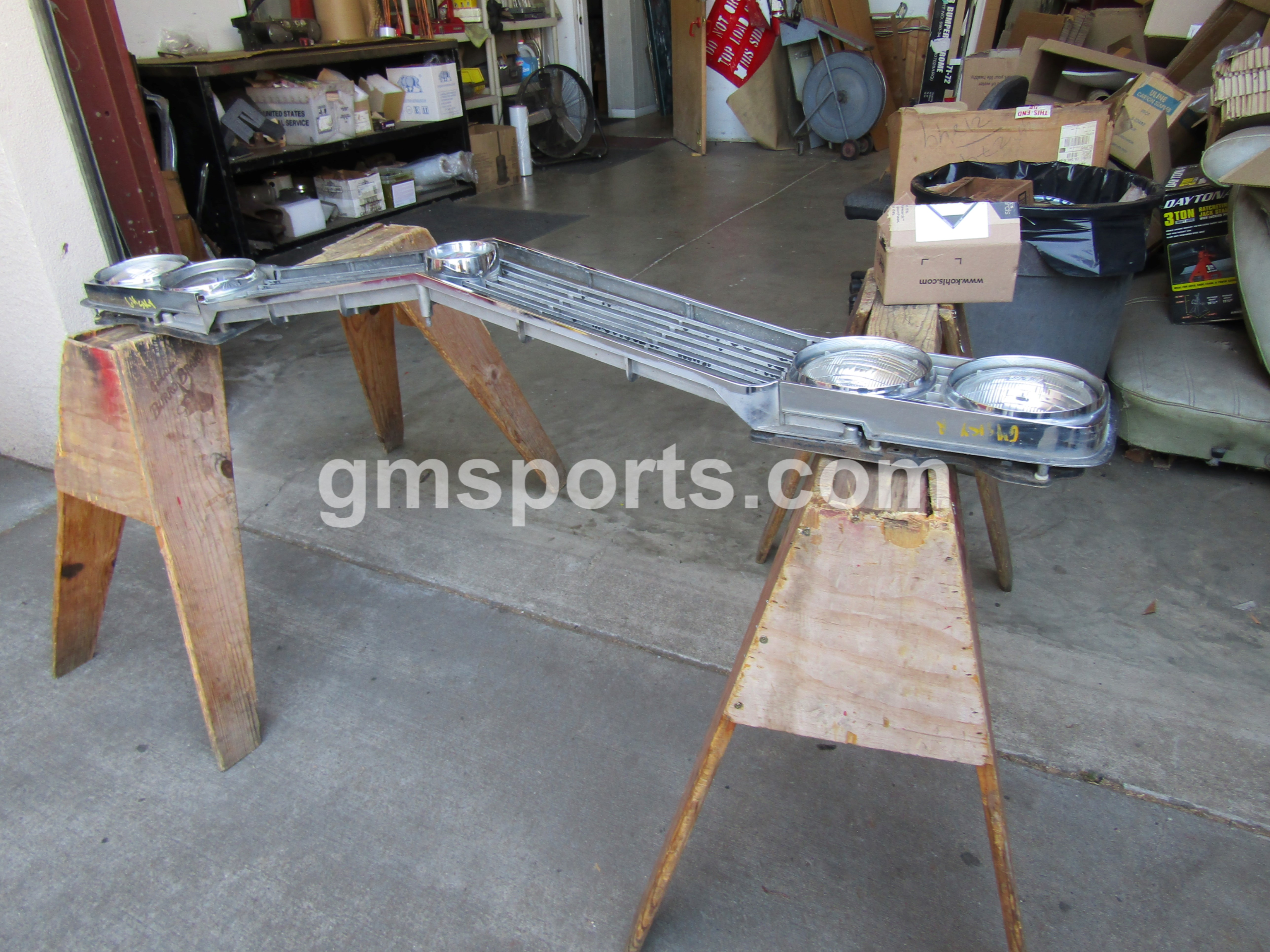 1964, Buick, Skylark, Grill, and, Left, Right,Headlight, Bezel, Assembly,