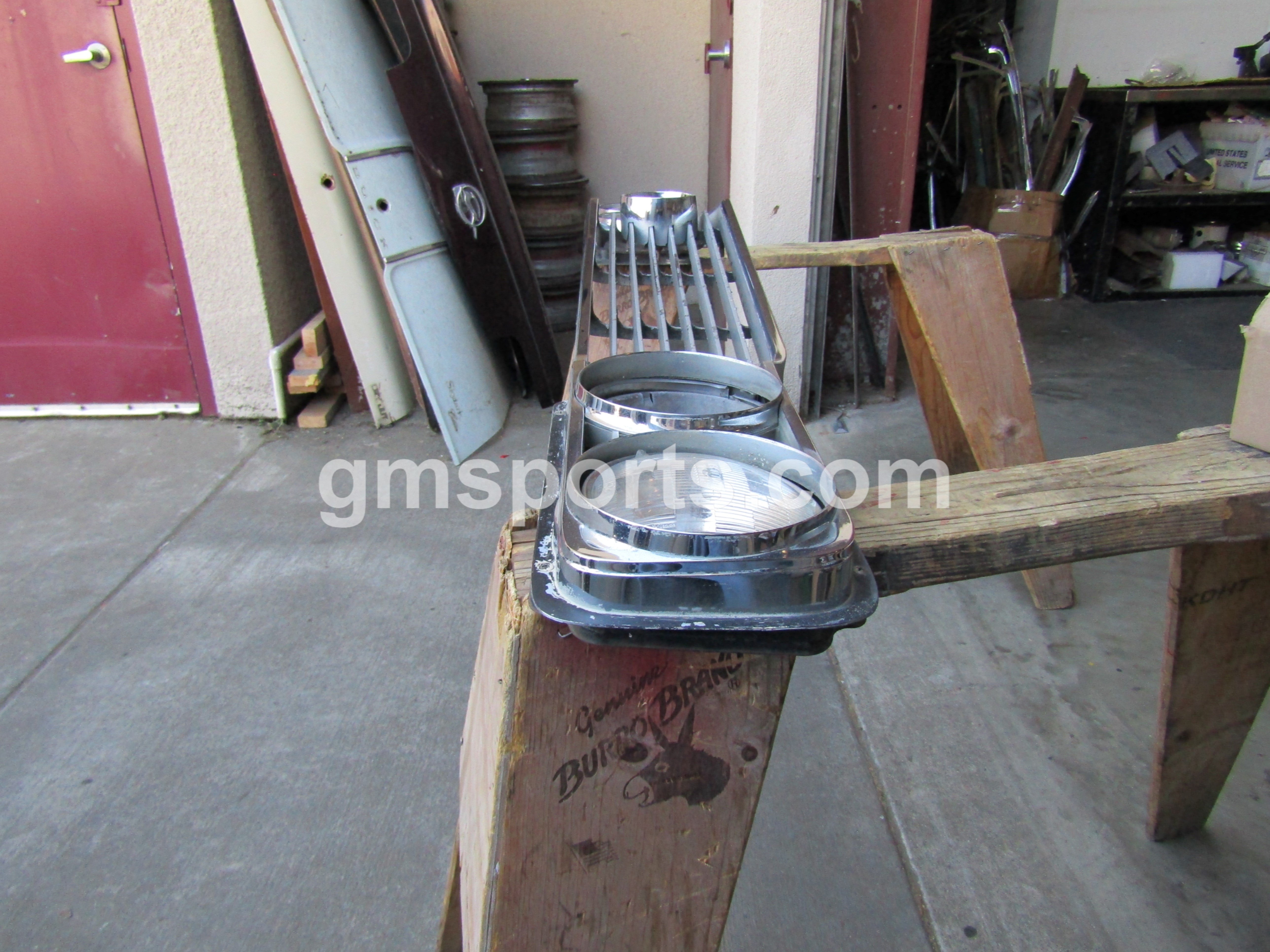 1964, Buick, Skylark, Grill, and, Left, Right,Headlight, Bezel, Assembly,