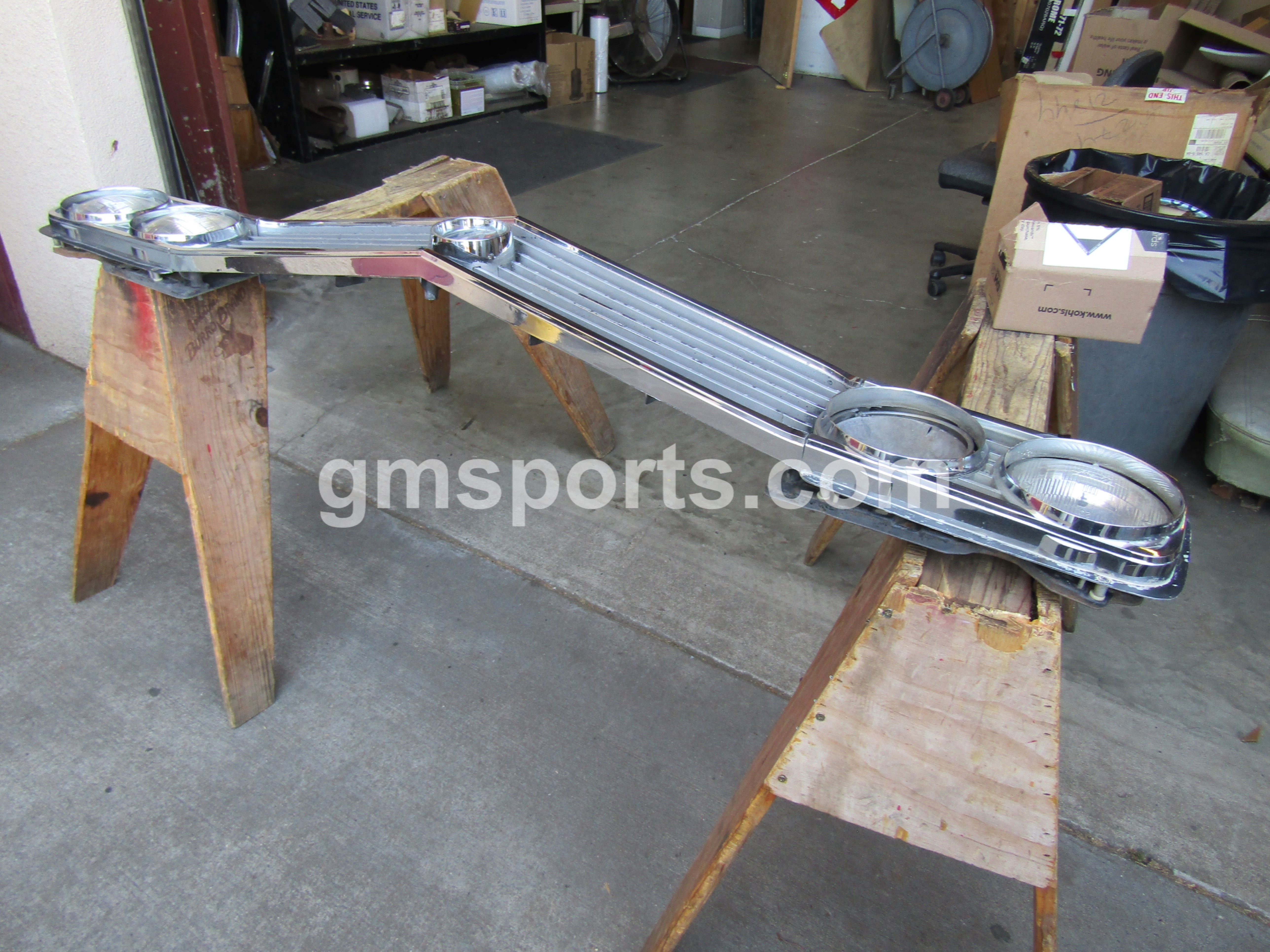 1964, Buick, Skylark, Grill, and, Left, Right,Headlight, Bezel, Assembly,