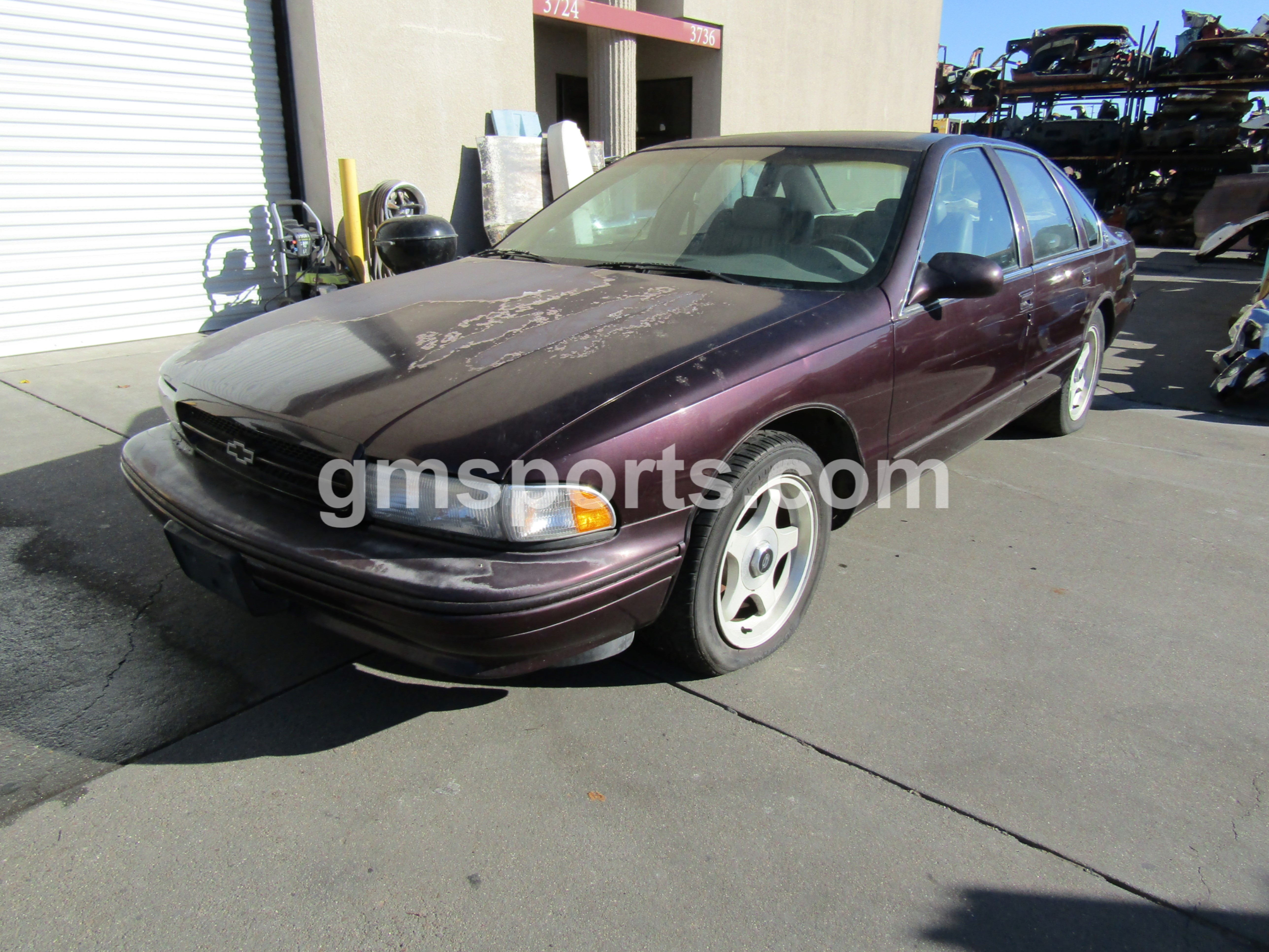 1996, Chevrolet, Impala, SS, hood, fender,left,right,front,rear, end,bumper,door,deck,trunk,lid,quarter,panel,glass,windshield,suspension,seats,center,console,