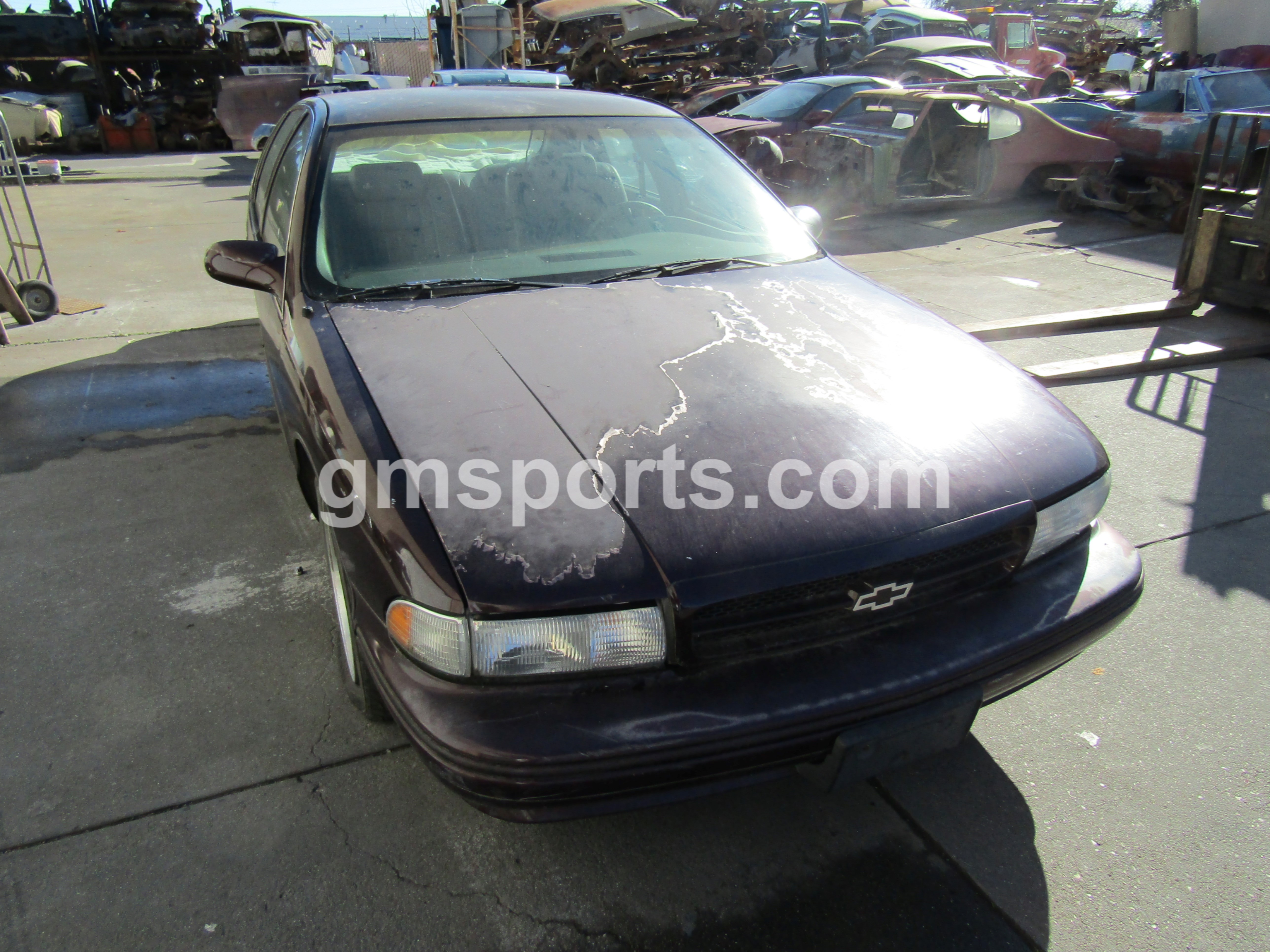 1996, Chevrolet, Impala, SS, hood, fender,left,right,front,rear, end,bumper,door,deck,trunk,lid,quarter,panel,glass,windshield,suspension,seats,center,console,