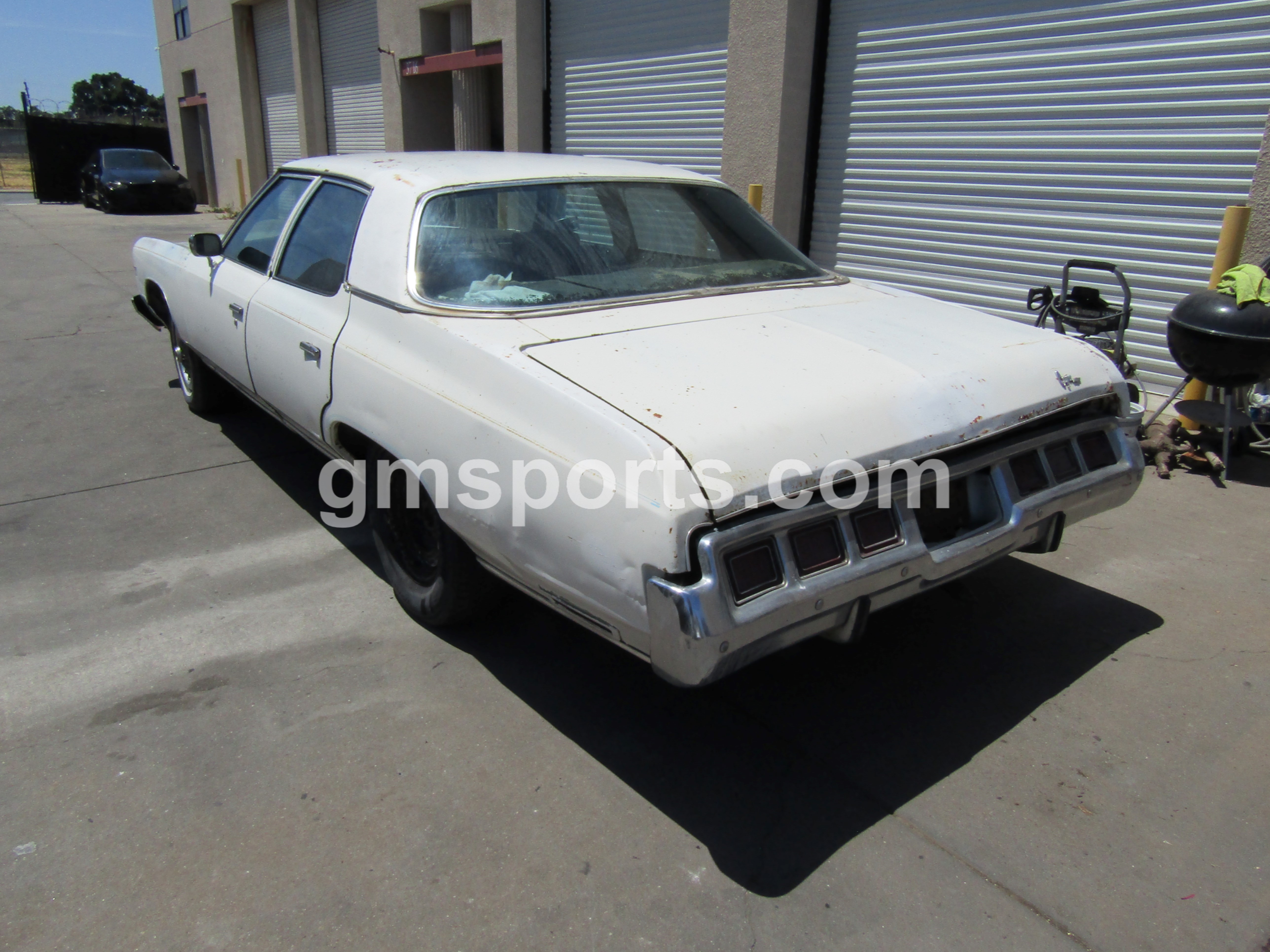 1973, Chevrolet, Caprice,left,right,front,rear,fender,hood,door,quarter,panel,deck,lid,frame,suspension,bumper,steering column,remote mirror,