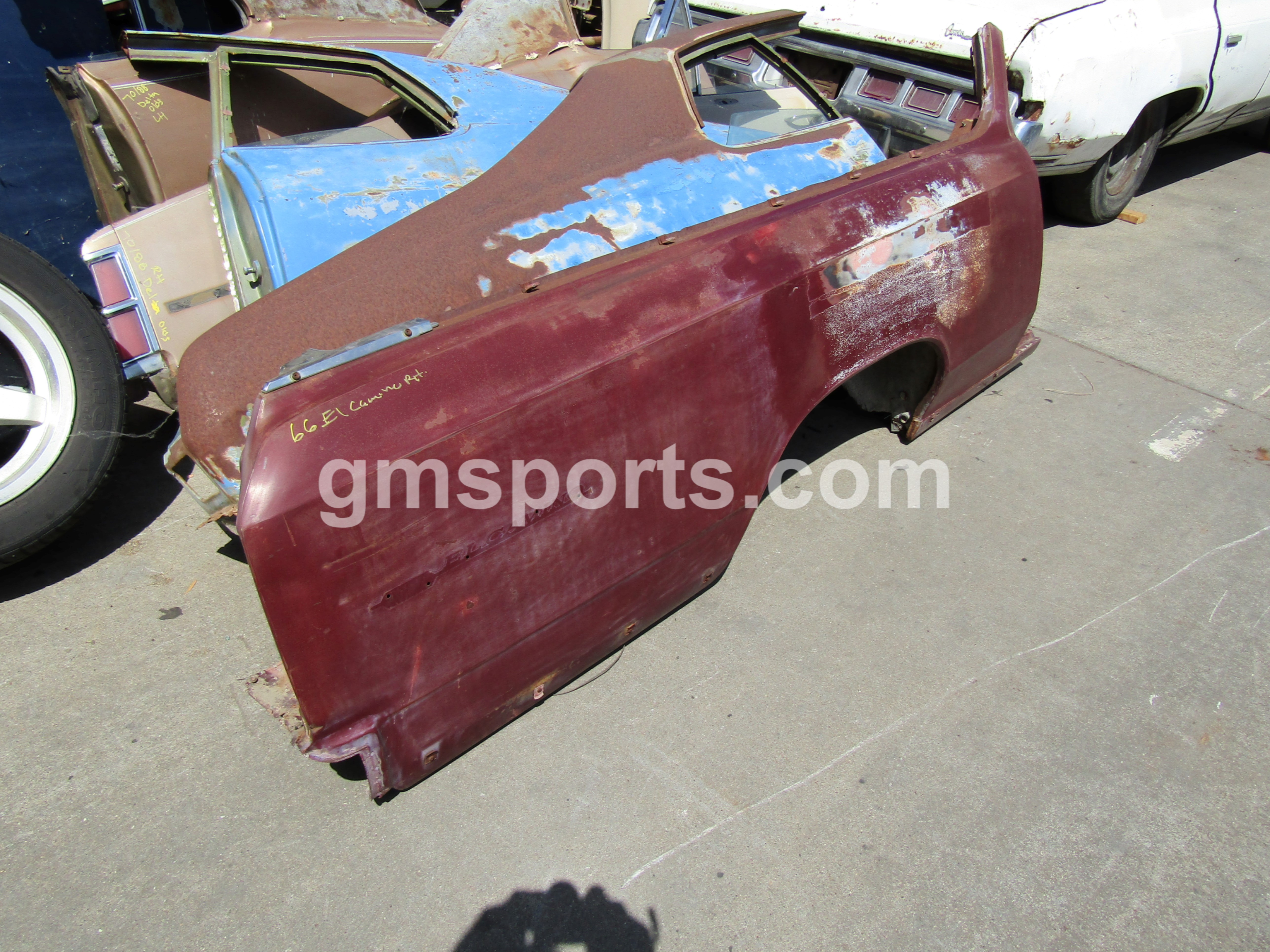 1966, Chevrolet, El, Camino,el camino, Right, Quarter, Panel,