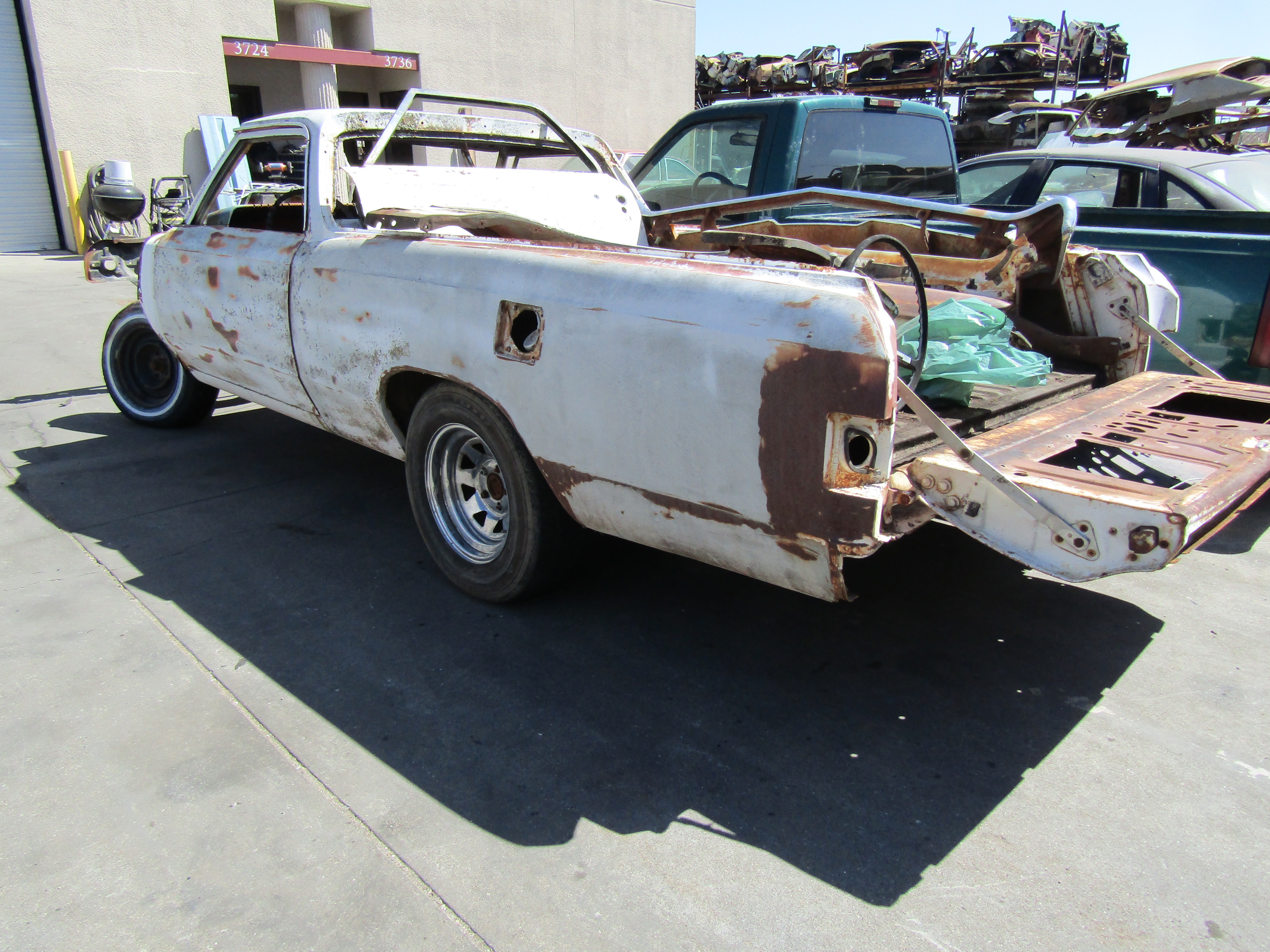 1967, Chevrolet, El, Camino,el camino,frame,left,right,quarter,panel,roof,floor,cowl,section,bed,door,floor,back,glass,tail,gate,