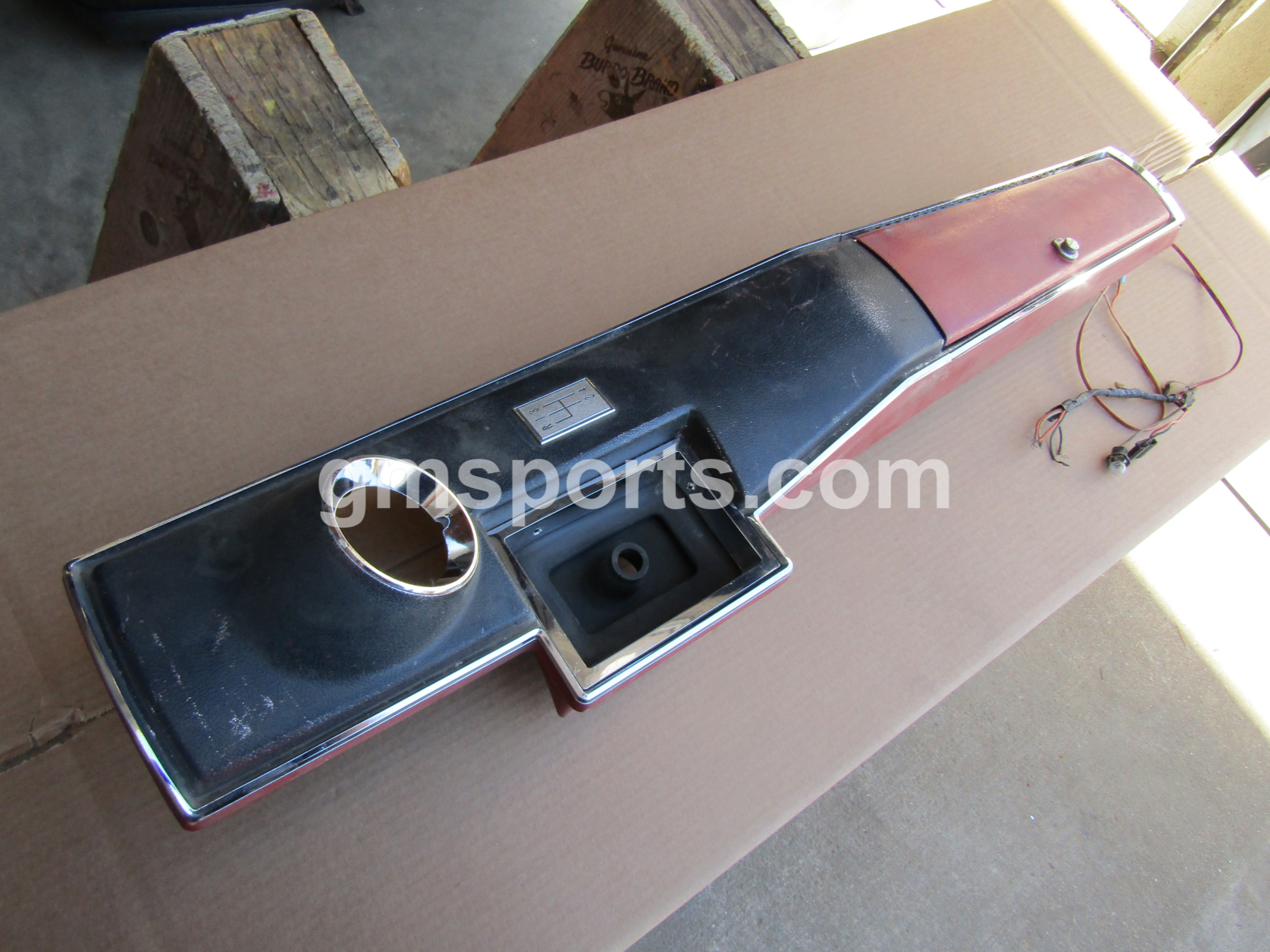 1966, 1967, Chevrolet, Chevelle, El Camino,el, camino, Factory, 4, Speed, Center, Console, Original, GM, OEM,