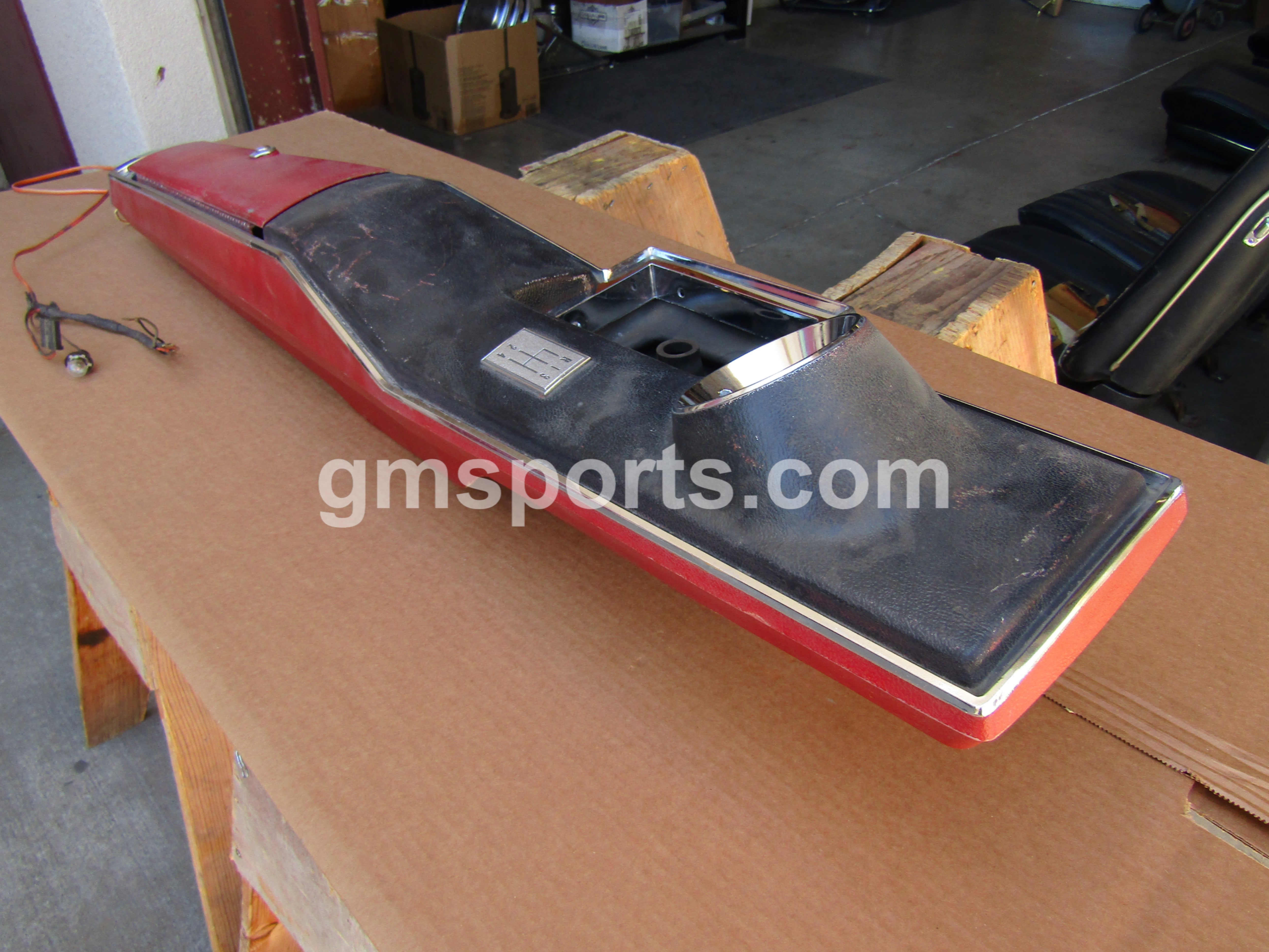 1966, 1967, Chevrolet, Chevelle, El Camino,el, camino, Factory, 4, Speed, Center, Console, Original, GM, OEM,