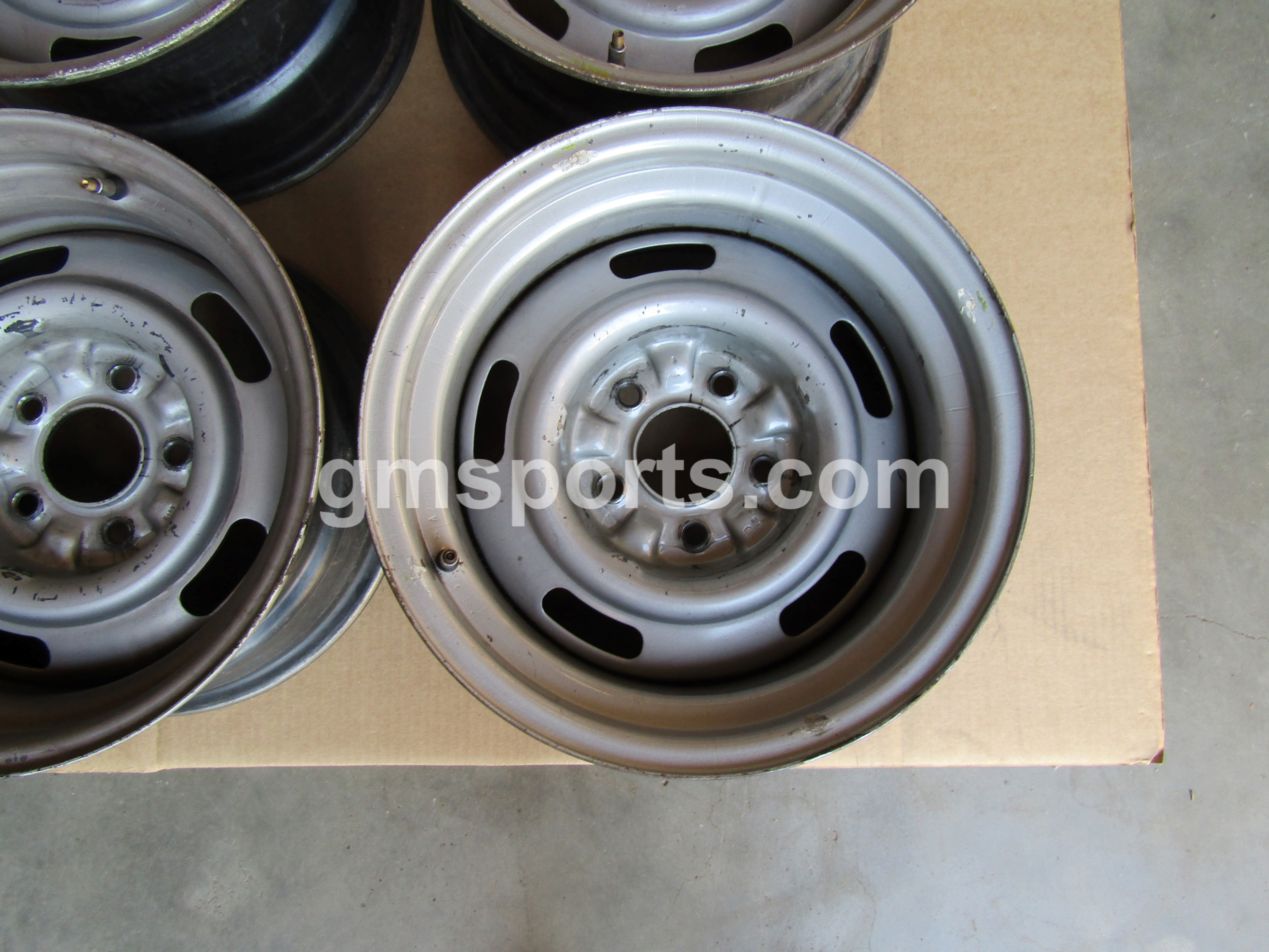 1969, Corvette, 15X8, AZ, Rally, Wheel, Rim, Set, Original, GM, 327708,5 X 4.75,