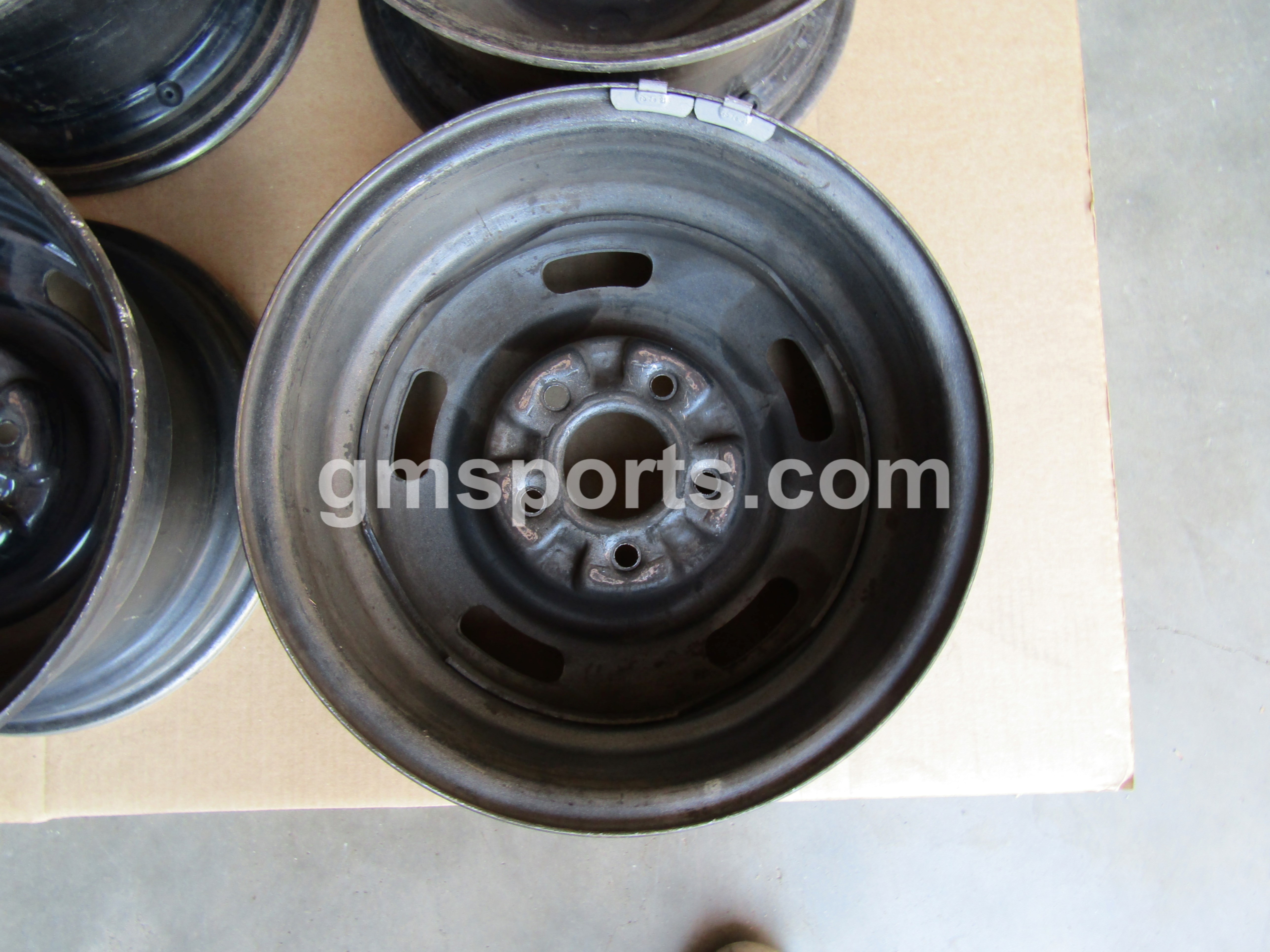 1969, Corvette, 15X8, AZ, Rally, Wheel, Rim, Set, Original, GM, 327708,5 X 4.75,