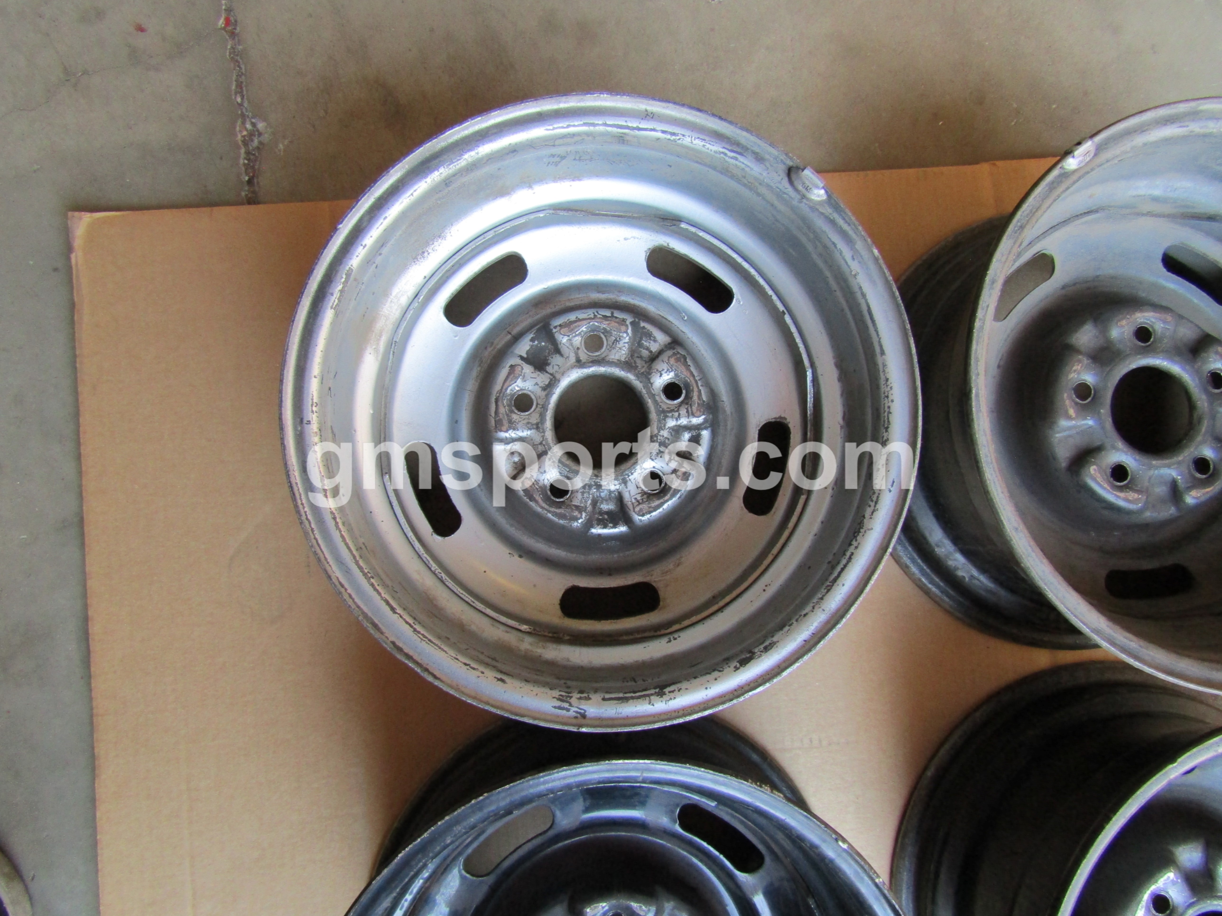 1969, Corvette, 15X8, AZ, Rally, Wheel, Rim, Set, Original, GM, 327708,5 X 4.75,