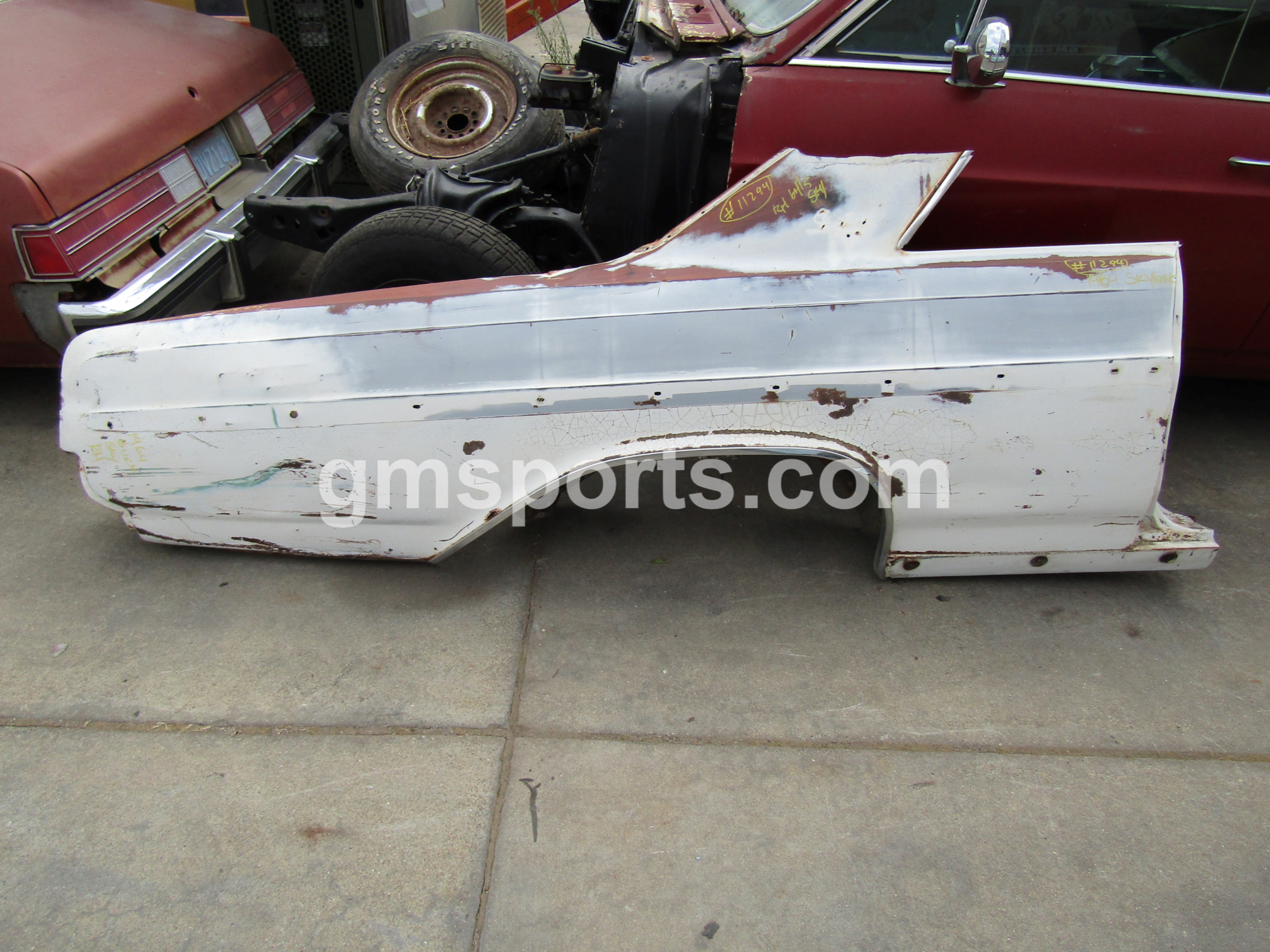 1964, Buick, Skylark, right, quarter, panel,