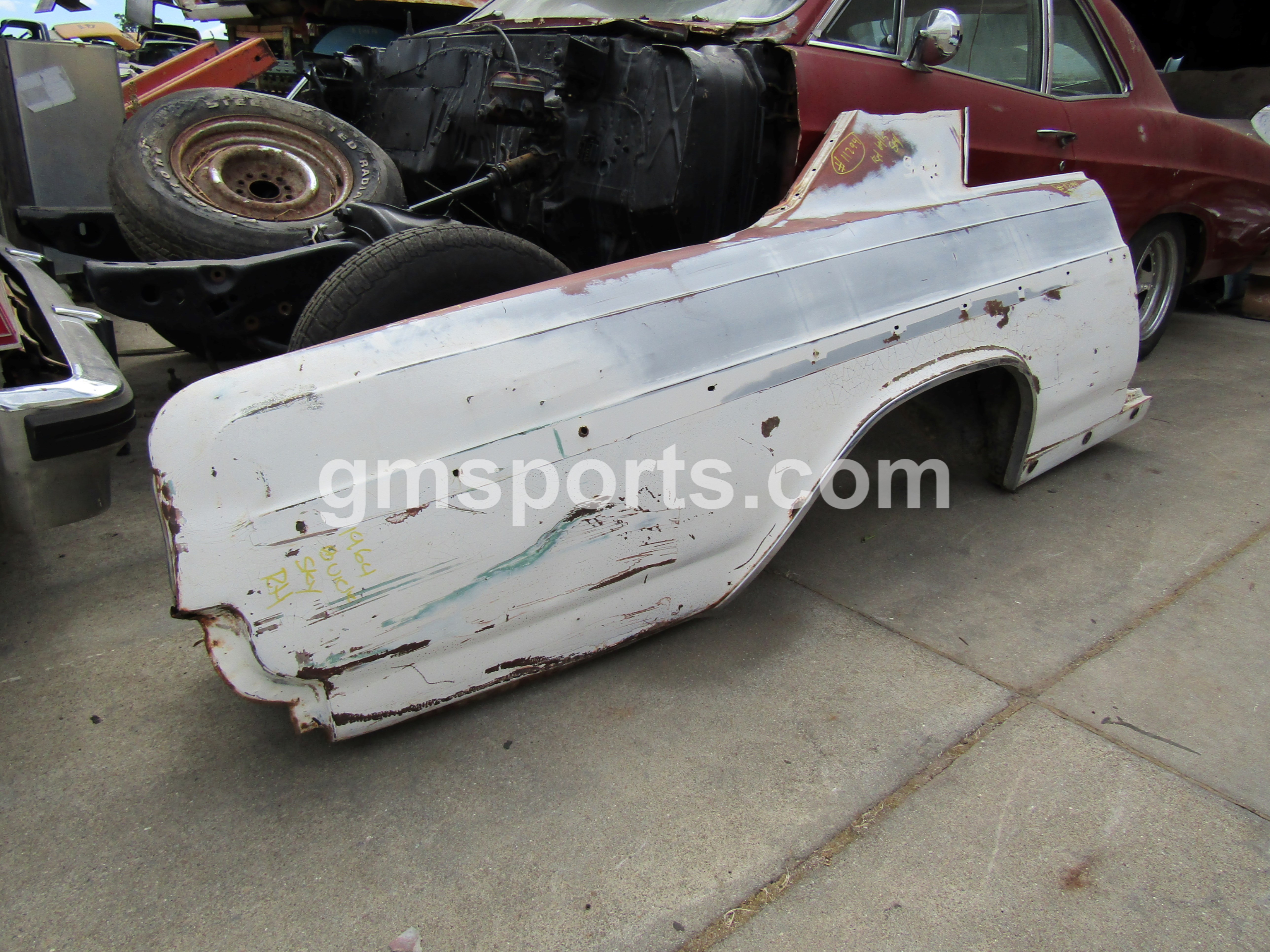 1964, Buick, Skylark, right, quarter, panel,