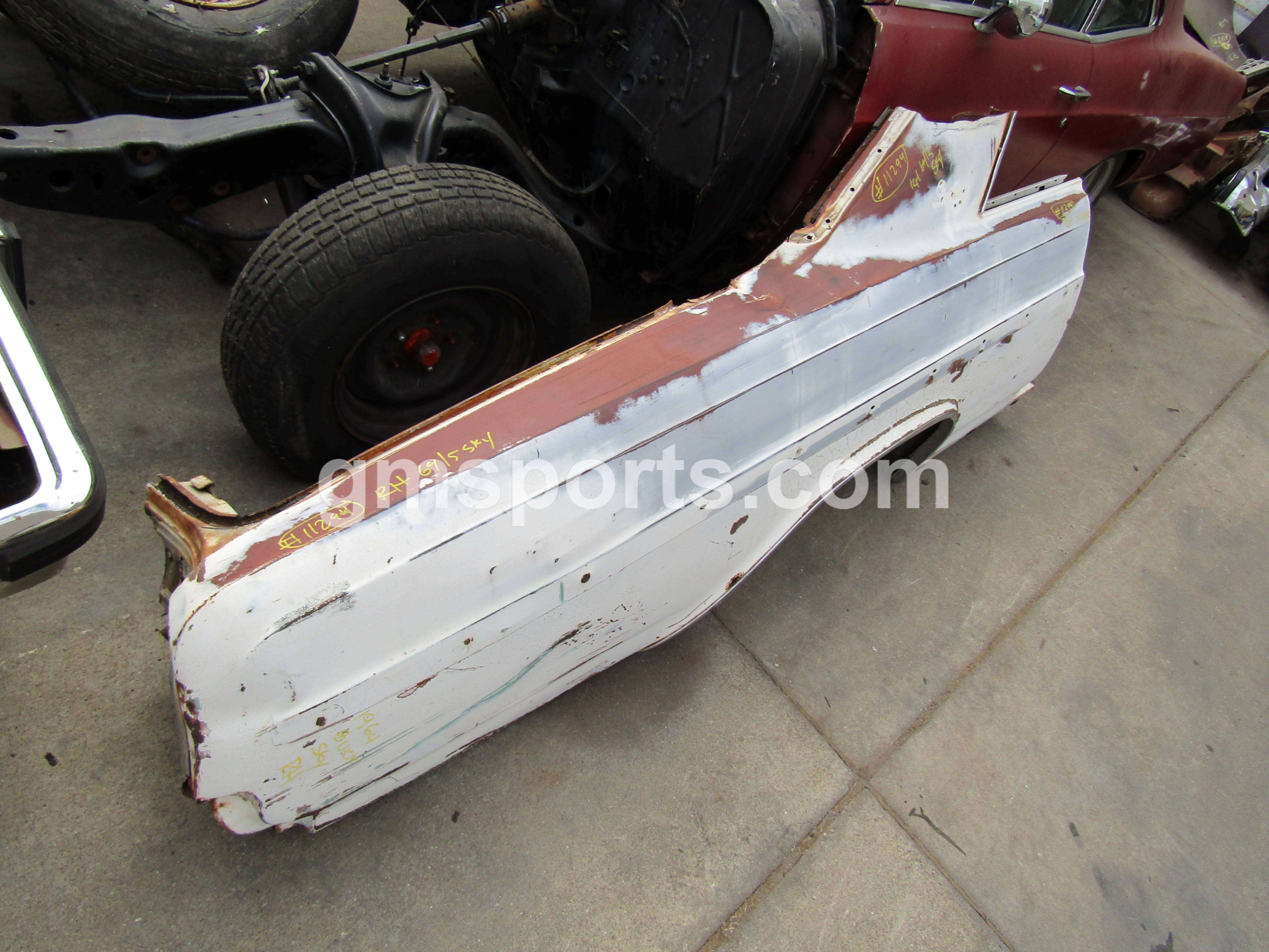 1964, Buick, Skylark, right, quarter, panel,