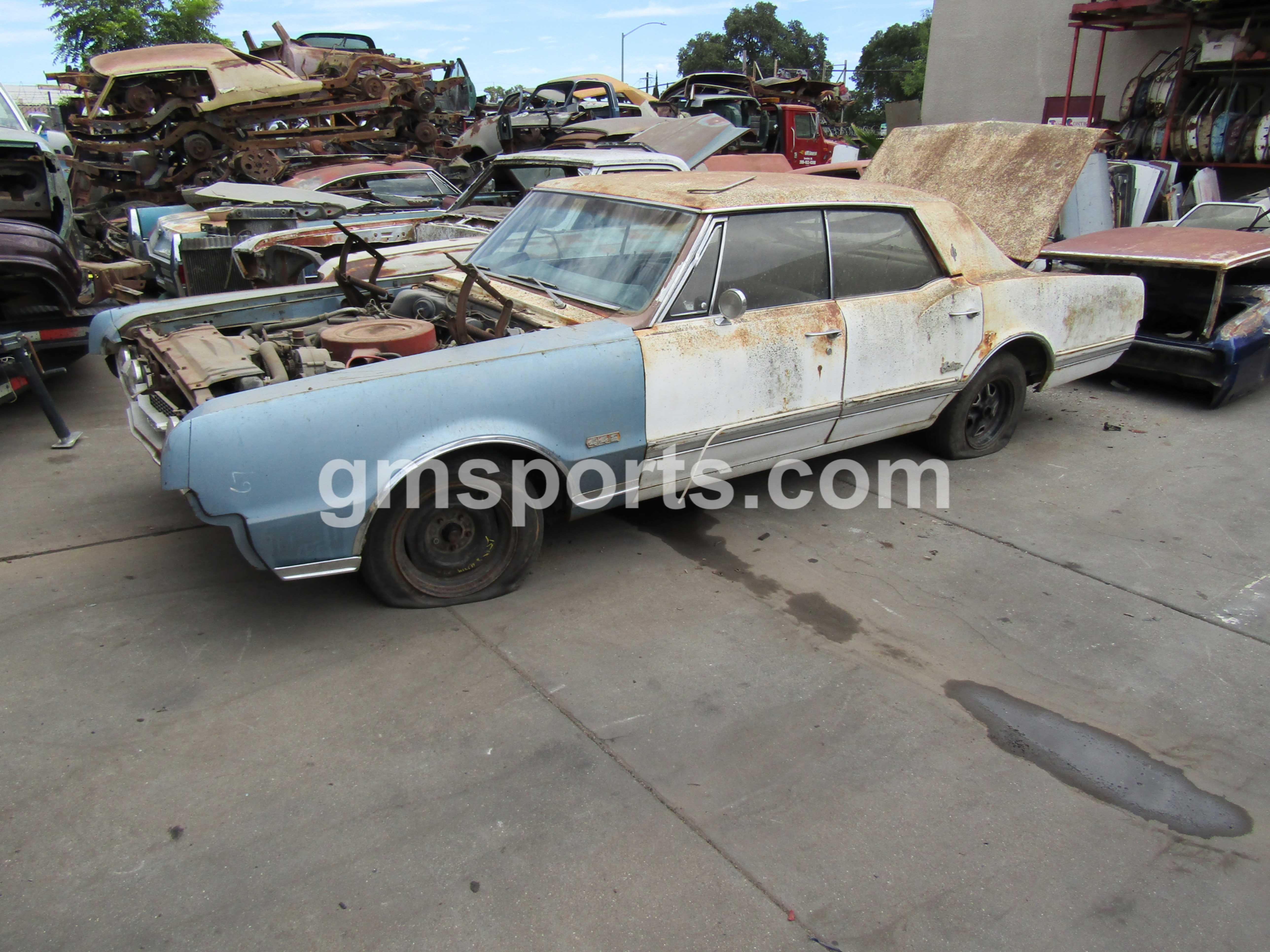 1967,1966, Oldsmobile, Cutlass, 4, Door,front,rear,left,right,door,quarter,panel,frame,fender,radiator,support,bumper,floor,trunk,glass,