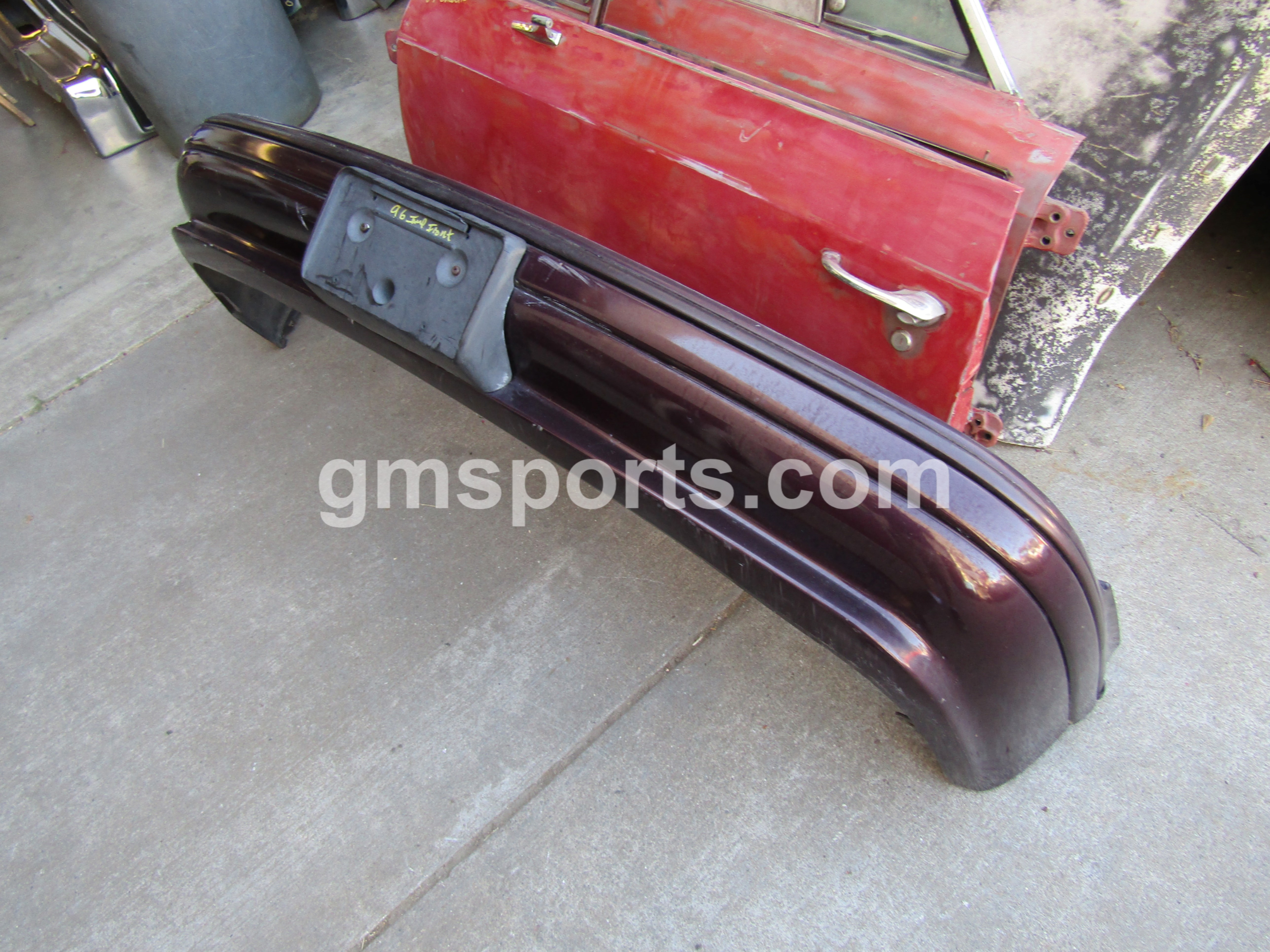 1991, 1992, 1993, 1994, 1995, 1996, Chevrolet, Impala, Caprice, front, bumper