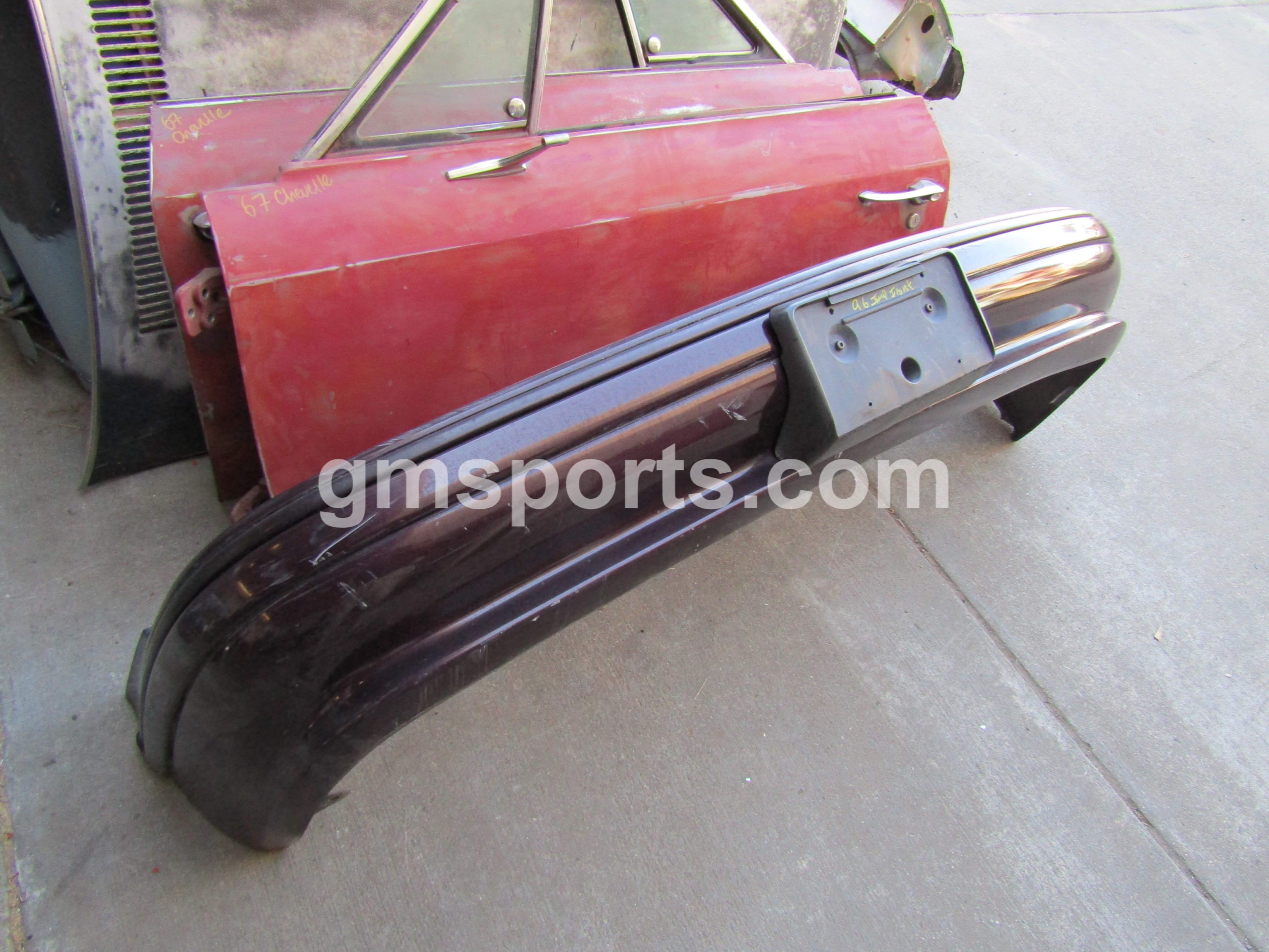 1991, 1992, 1993, 1994, 1995, 1996, Chevrolet, Impala, Caprice, front, bumper