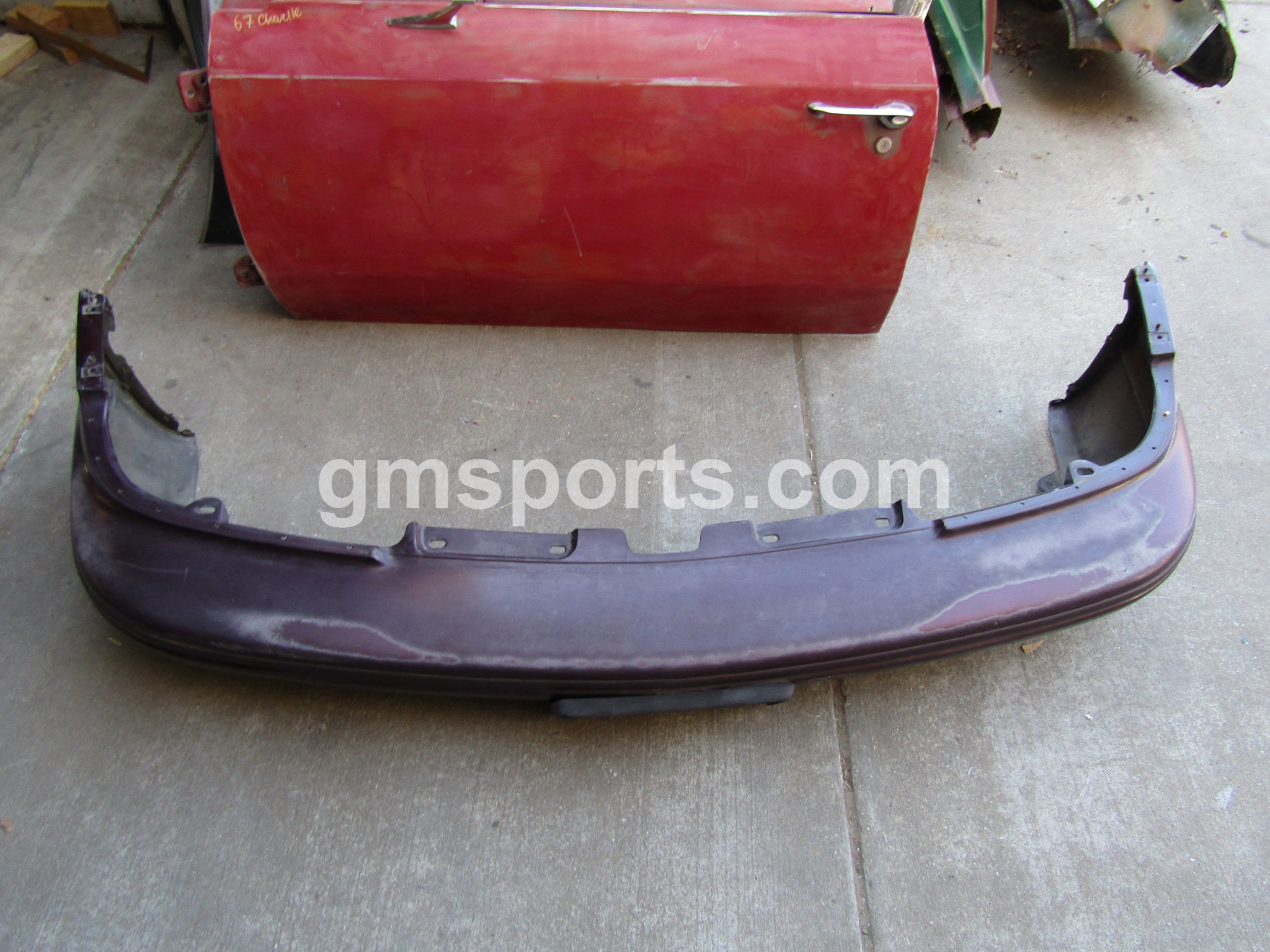 1991, 1992, 1993, 1994, 1995, 1996, Chevrolet, Impala, Caprice, front, bumper