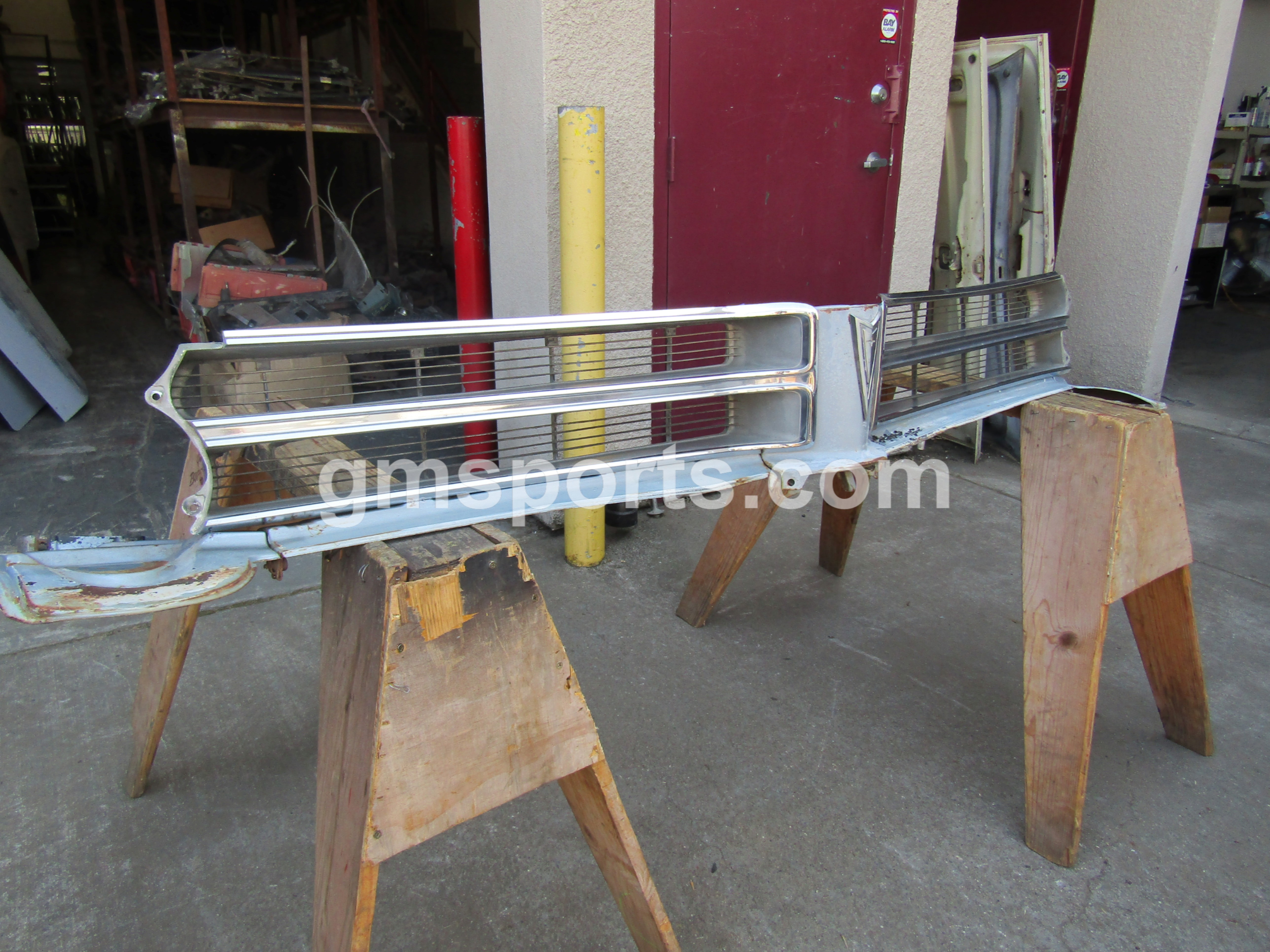 1965, Pontiac, Bonneville, Left, Right, Grill, Center, Header, and, Lower, Valance,