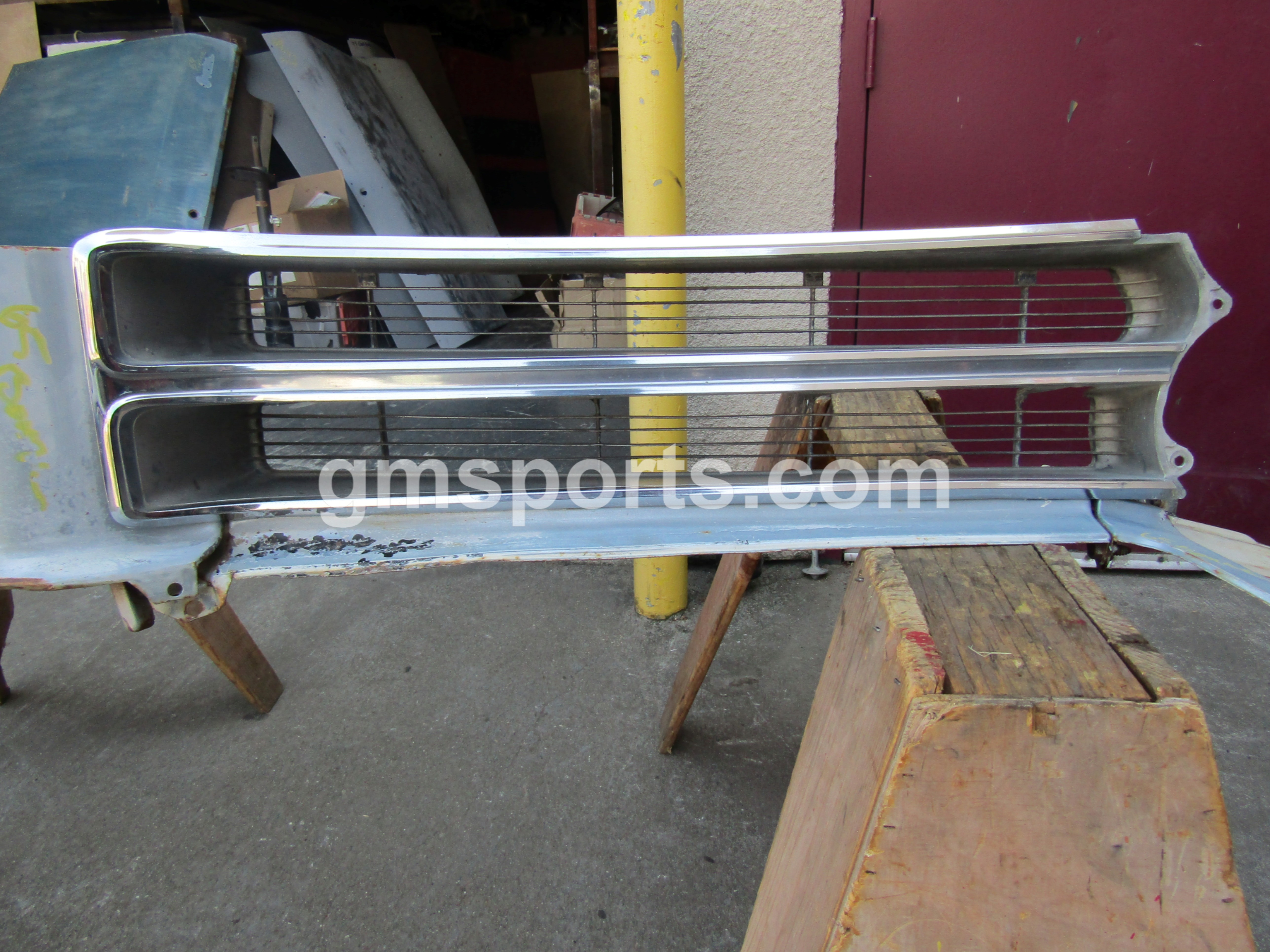 1965, Pontiac, Bonneville, Left, Right, Grill, Center, Header, and, Lower, Valance,