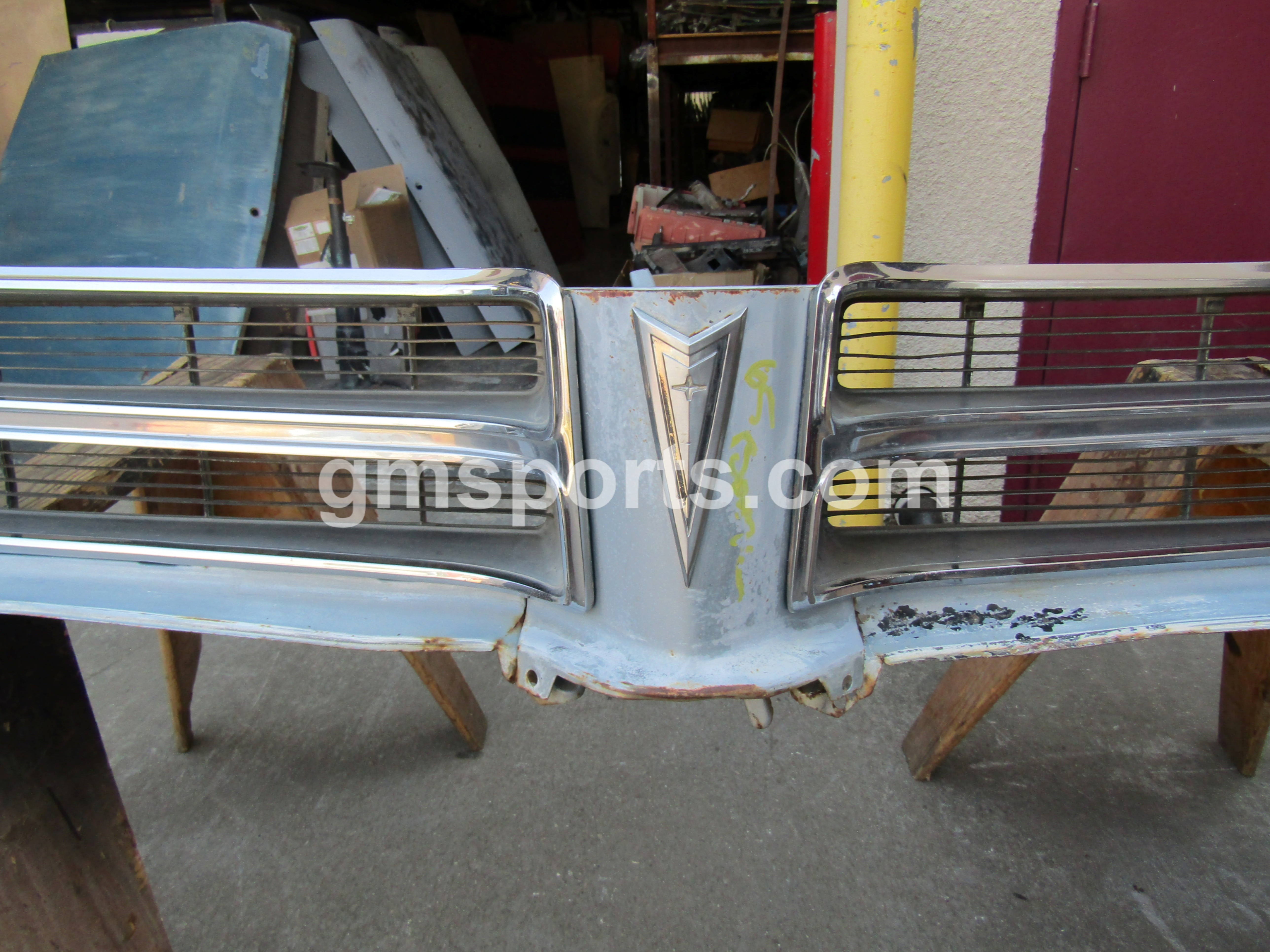 1965, Pontiac, Bonneville, Left, Right, Grill, Center, Header, and, Lower, Valance,