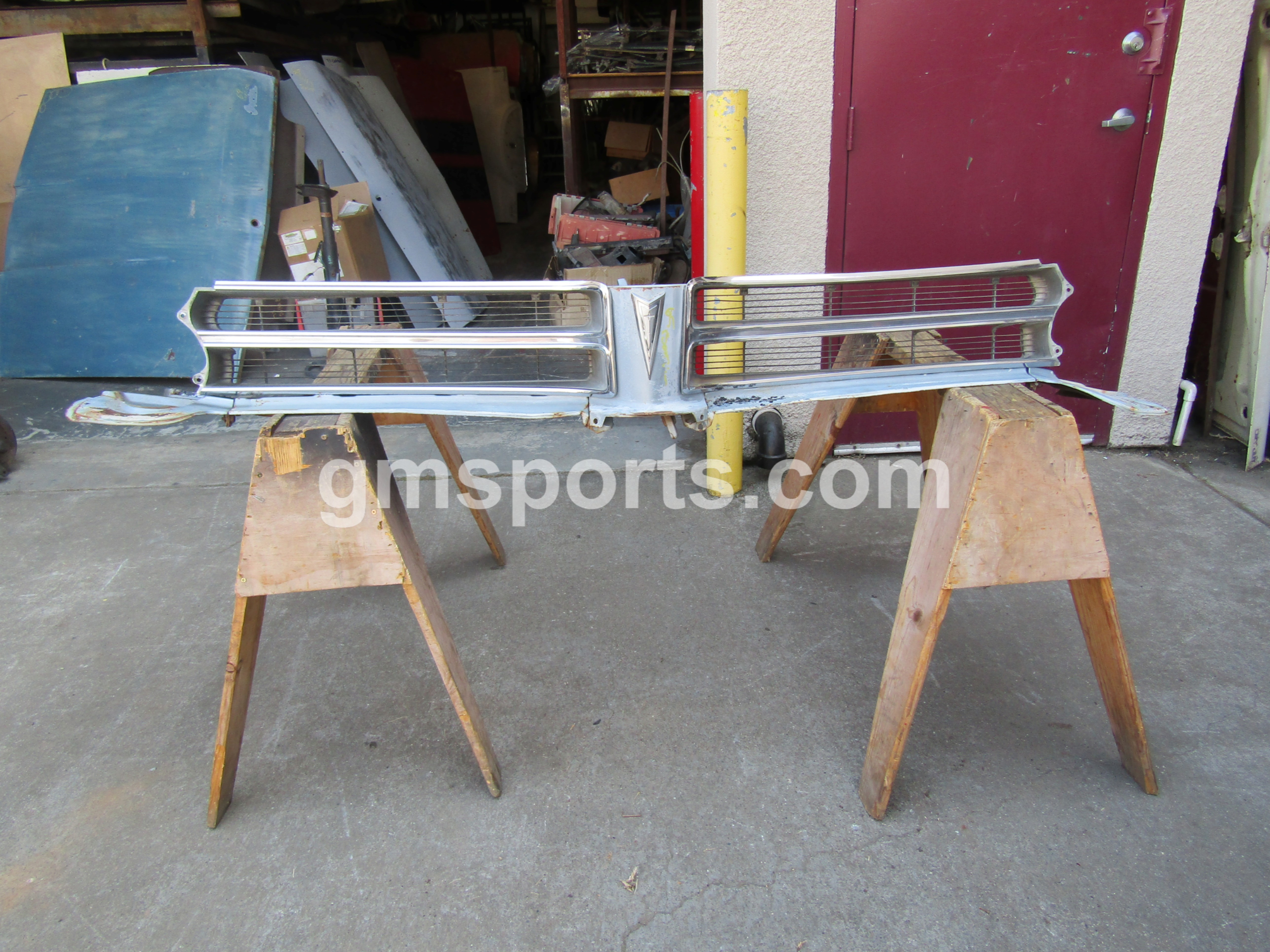 1965, Pontiac, Bonneville, Left, Right, Grill, Center, Header, and, Lower, Valance,