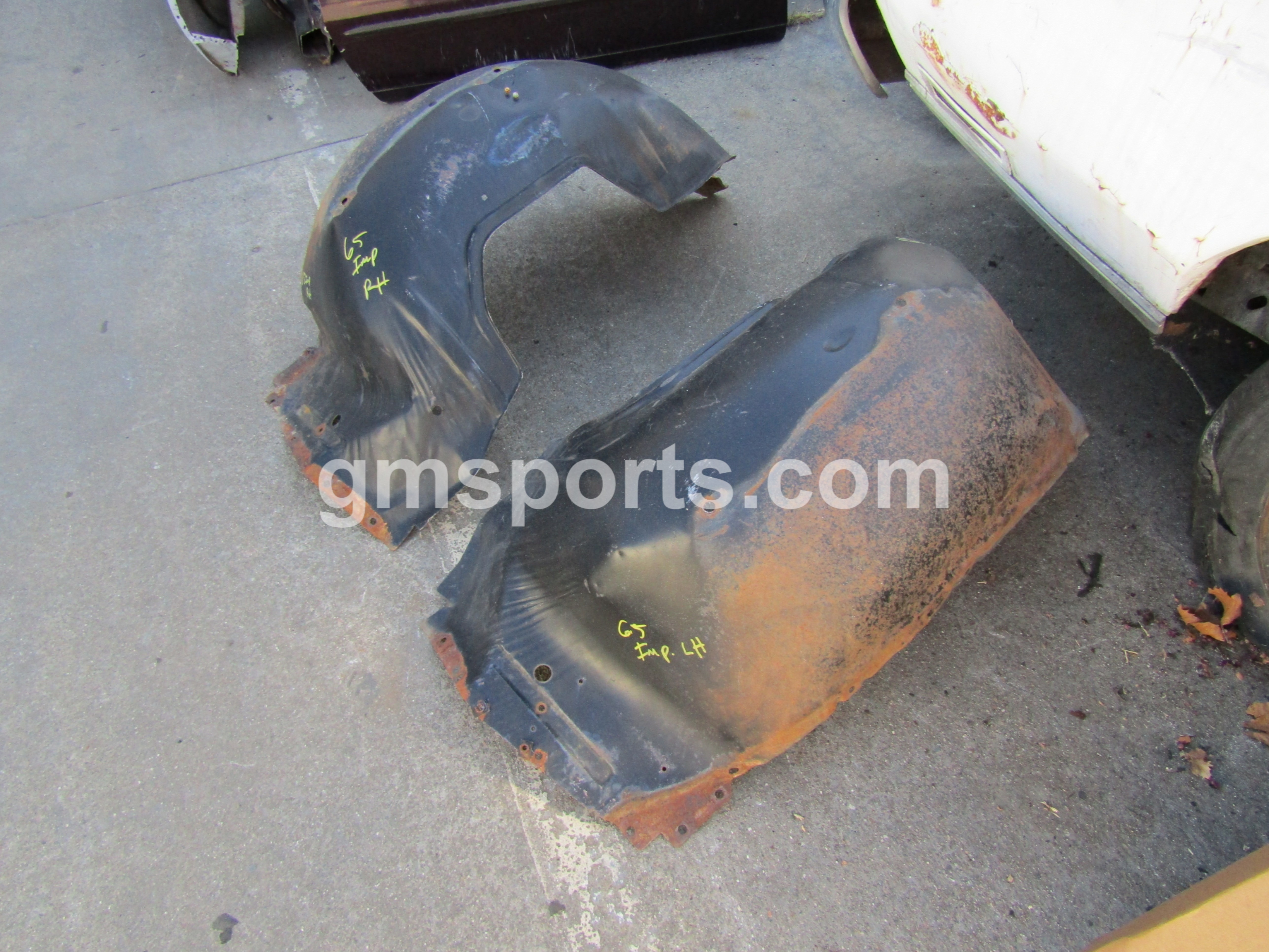 1965, Chevrolet, Impala, Left, Right, Inner, Fender,