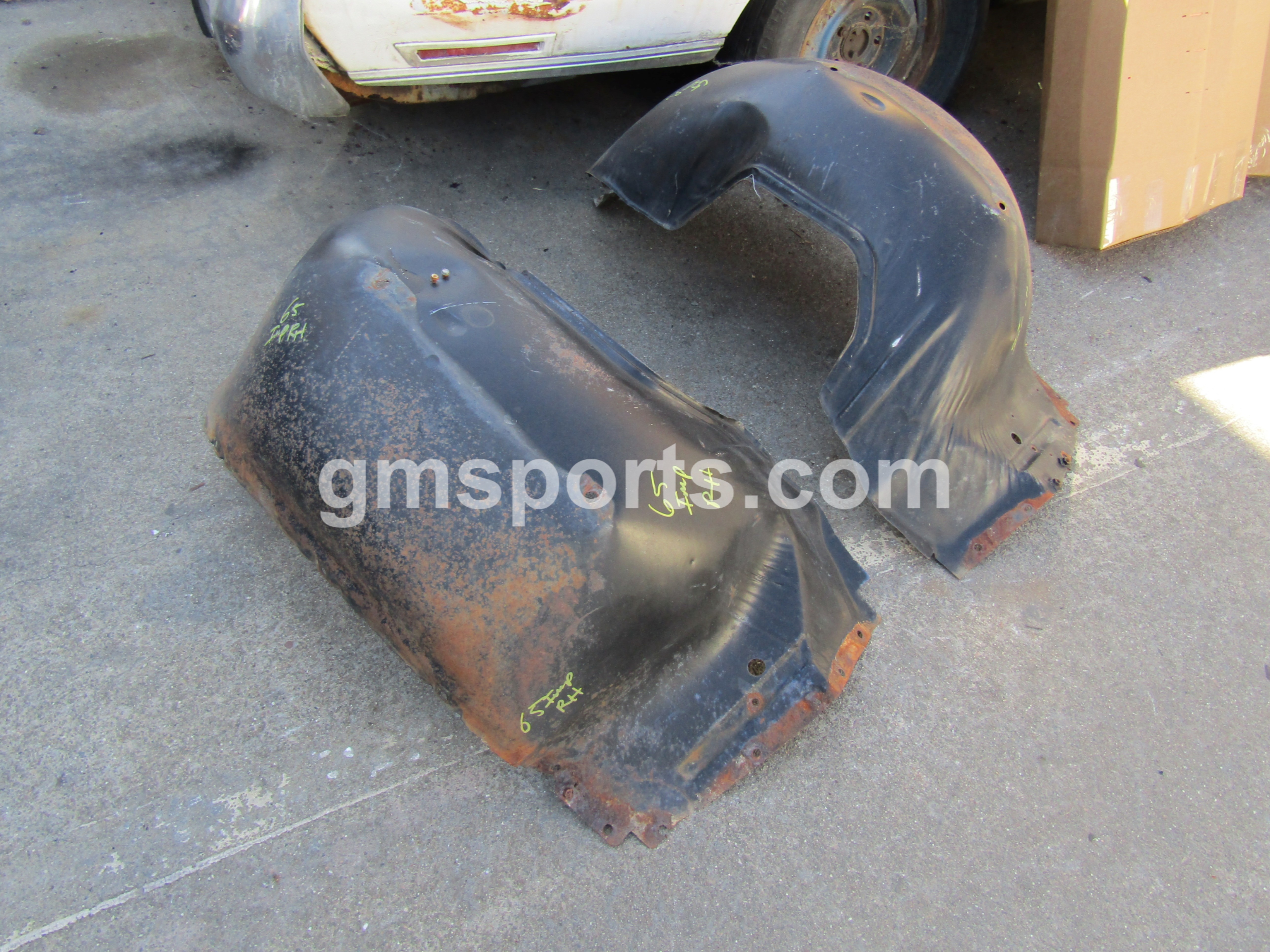 1965, Chevrolet, Impala, Left, Right, Inner, Fender,