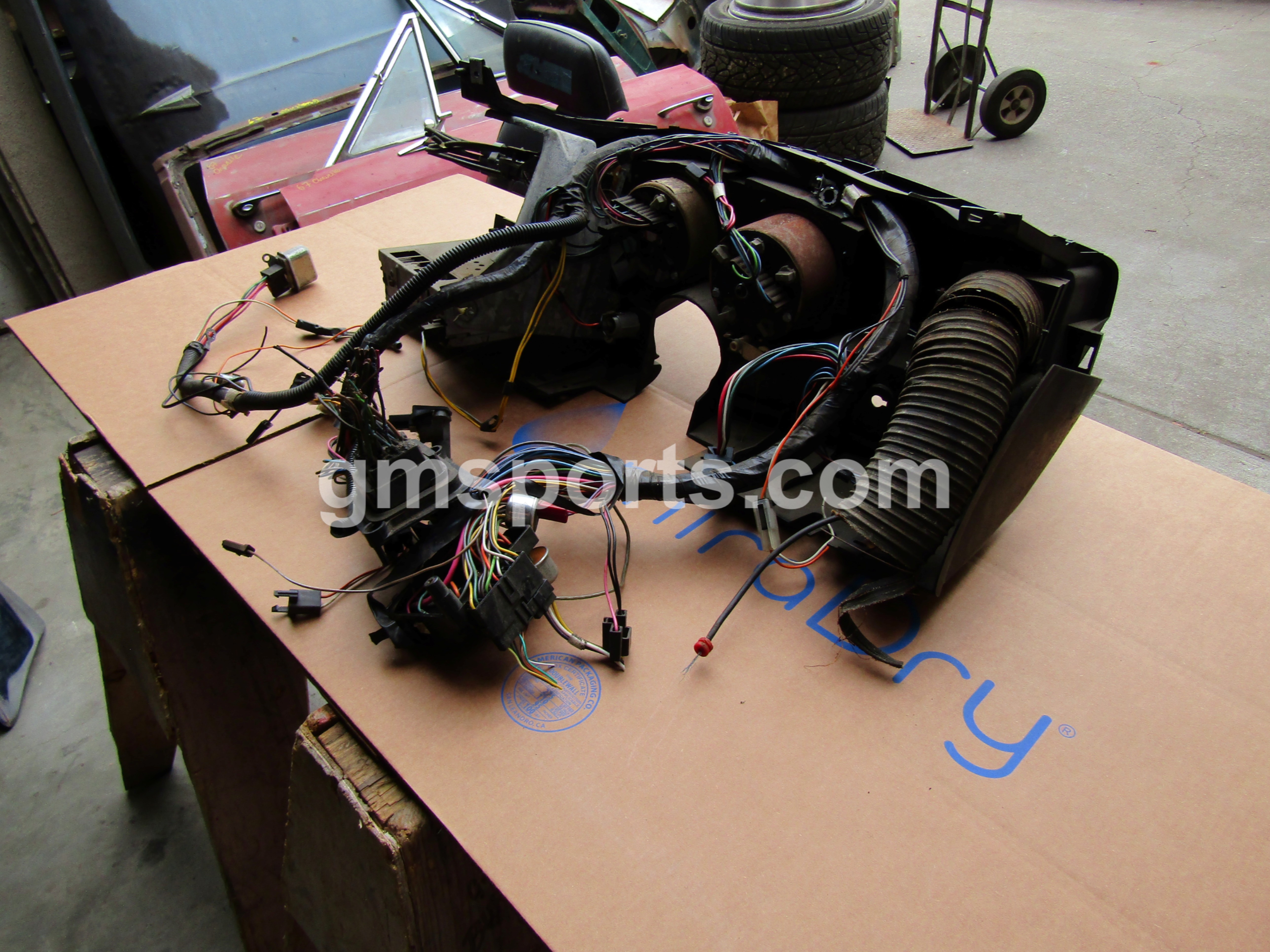 1973, Buick, Century, Instrument, speedometer,radio,ac,controls,Cluster, Assembly, with, Dash, Harness,