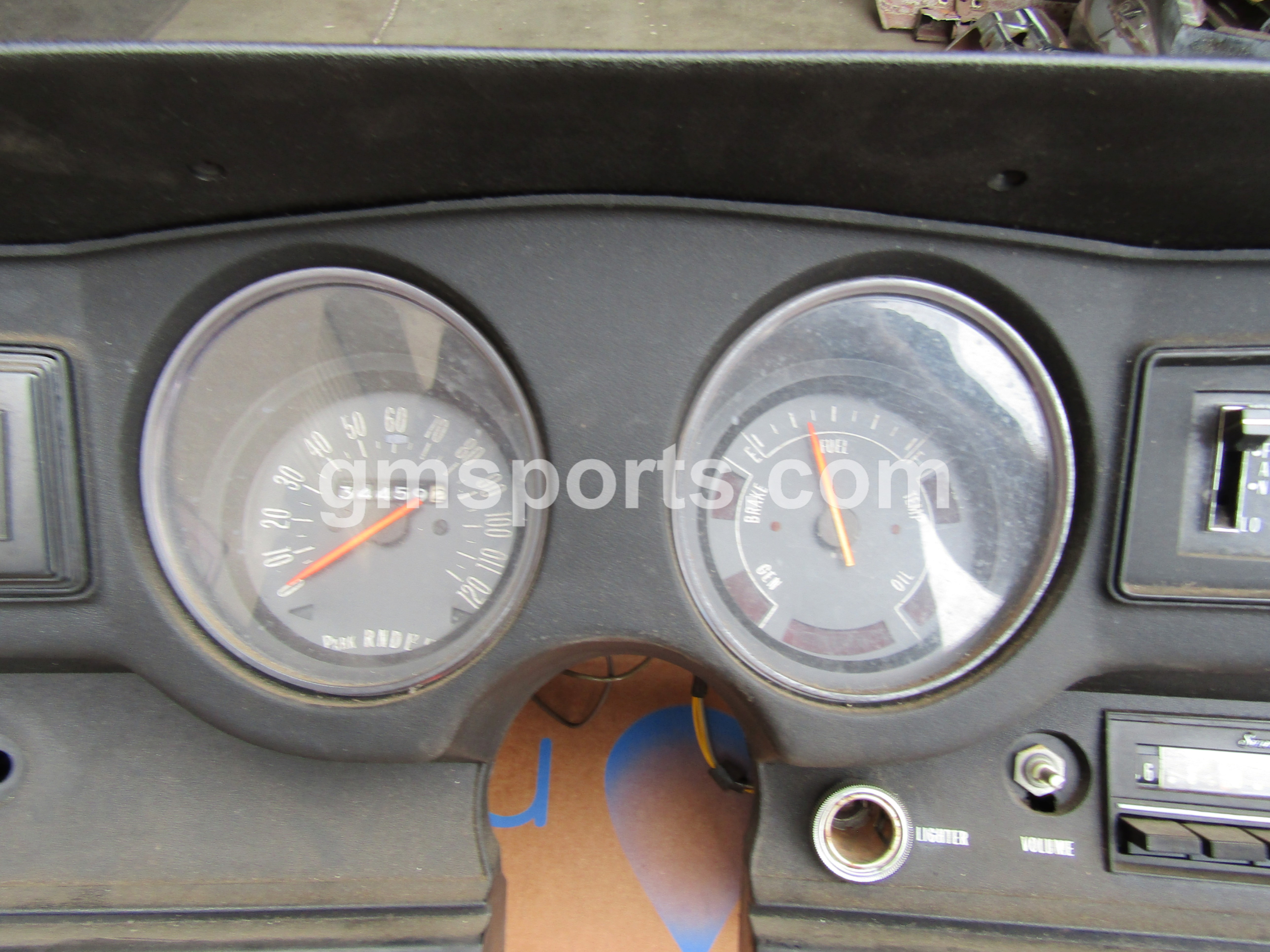 1973, Buick, Century, Instrument, speedometer,radio,ac,controls,Cluster, Assembly, with, Dash, Harness,