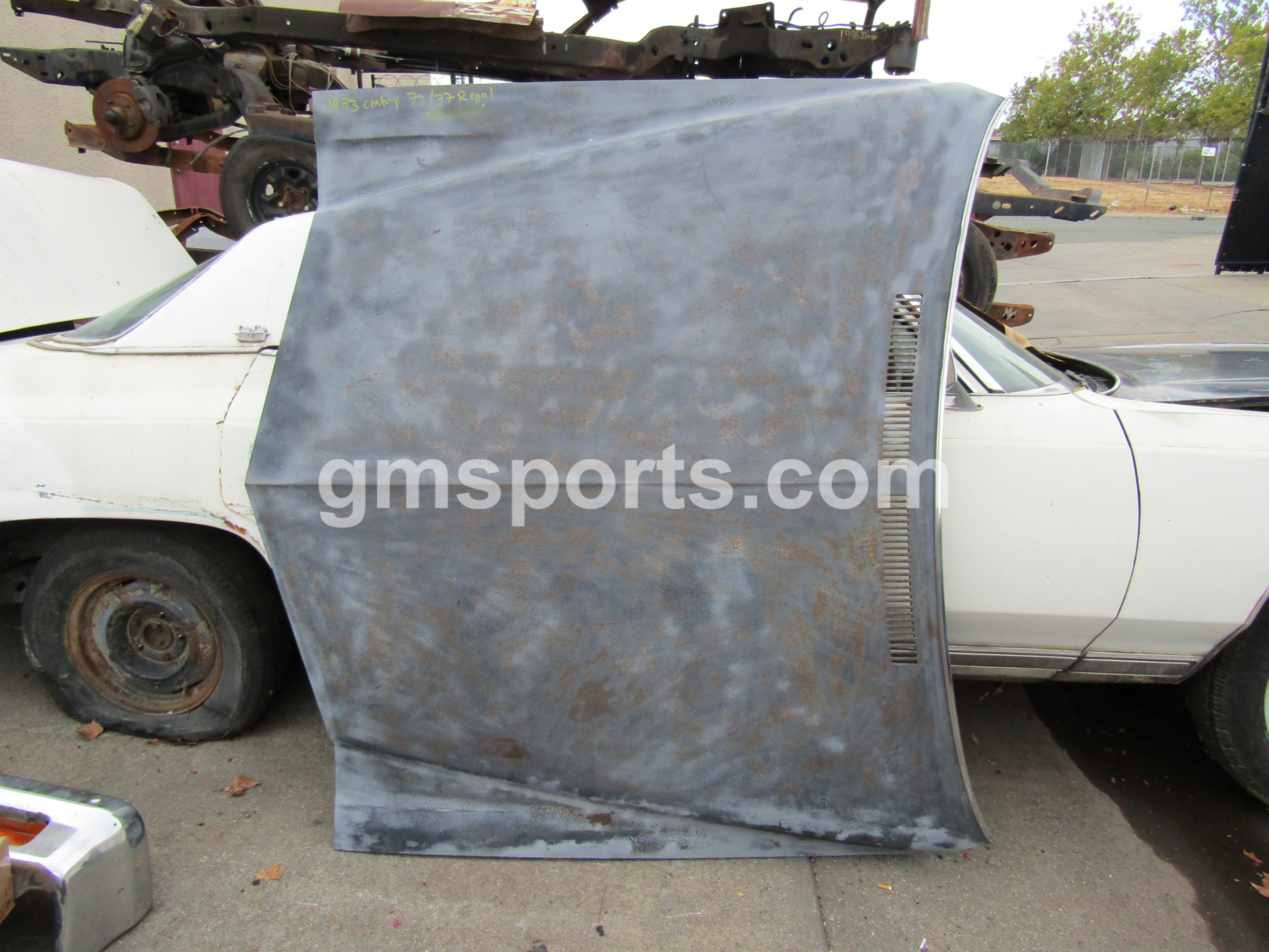 1973,1974,1975, Buick, Century, Regal, Hood,1976,1977, Regal, Century, 4, door,