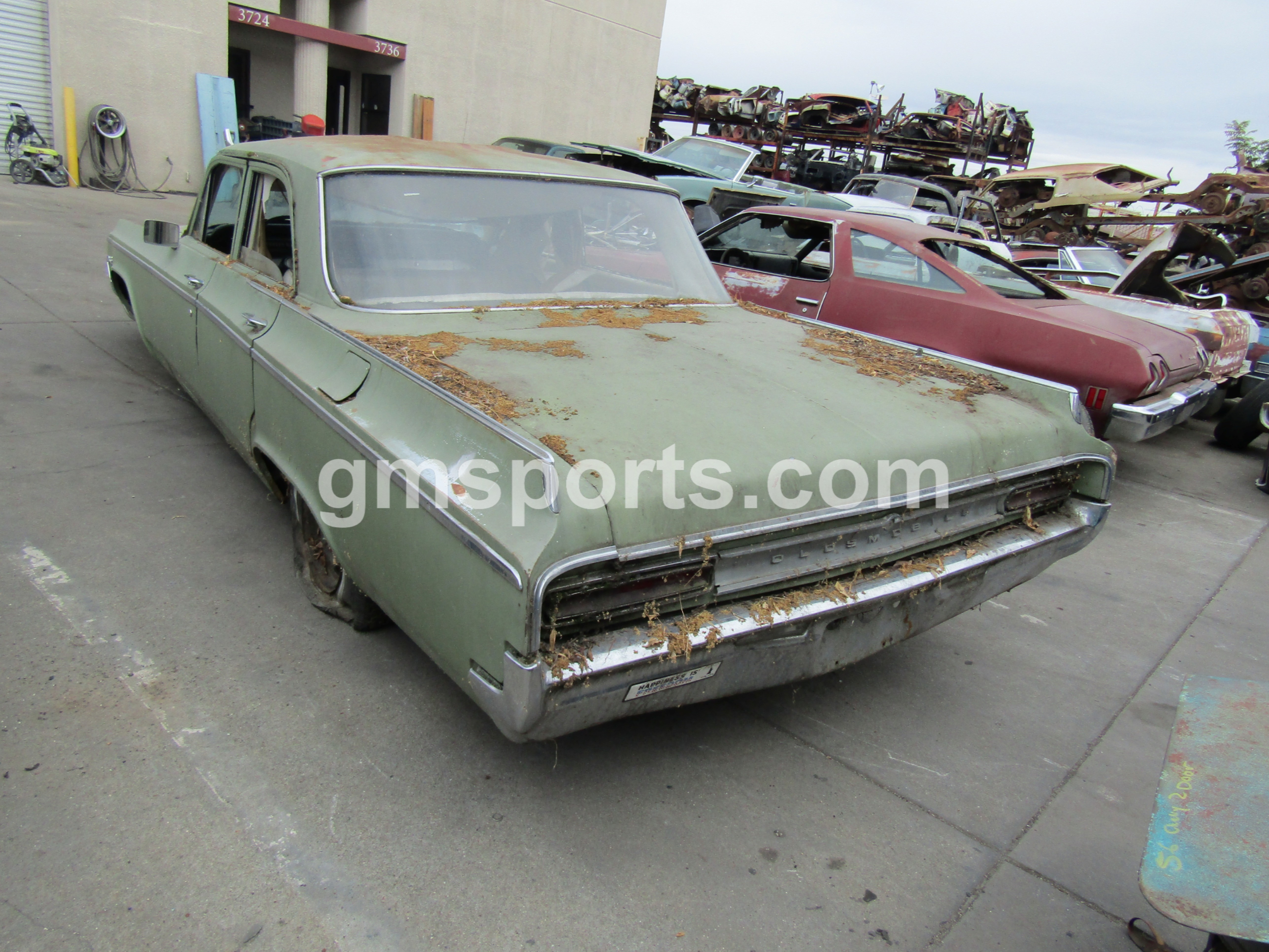 1964, Oldsmobile, Dynamic, 88,door,left,right,front,rear,hood,fender,bumper,seats,dash,floor,pan,frame,glass,suspension,frame,