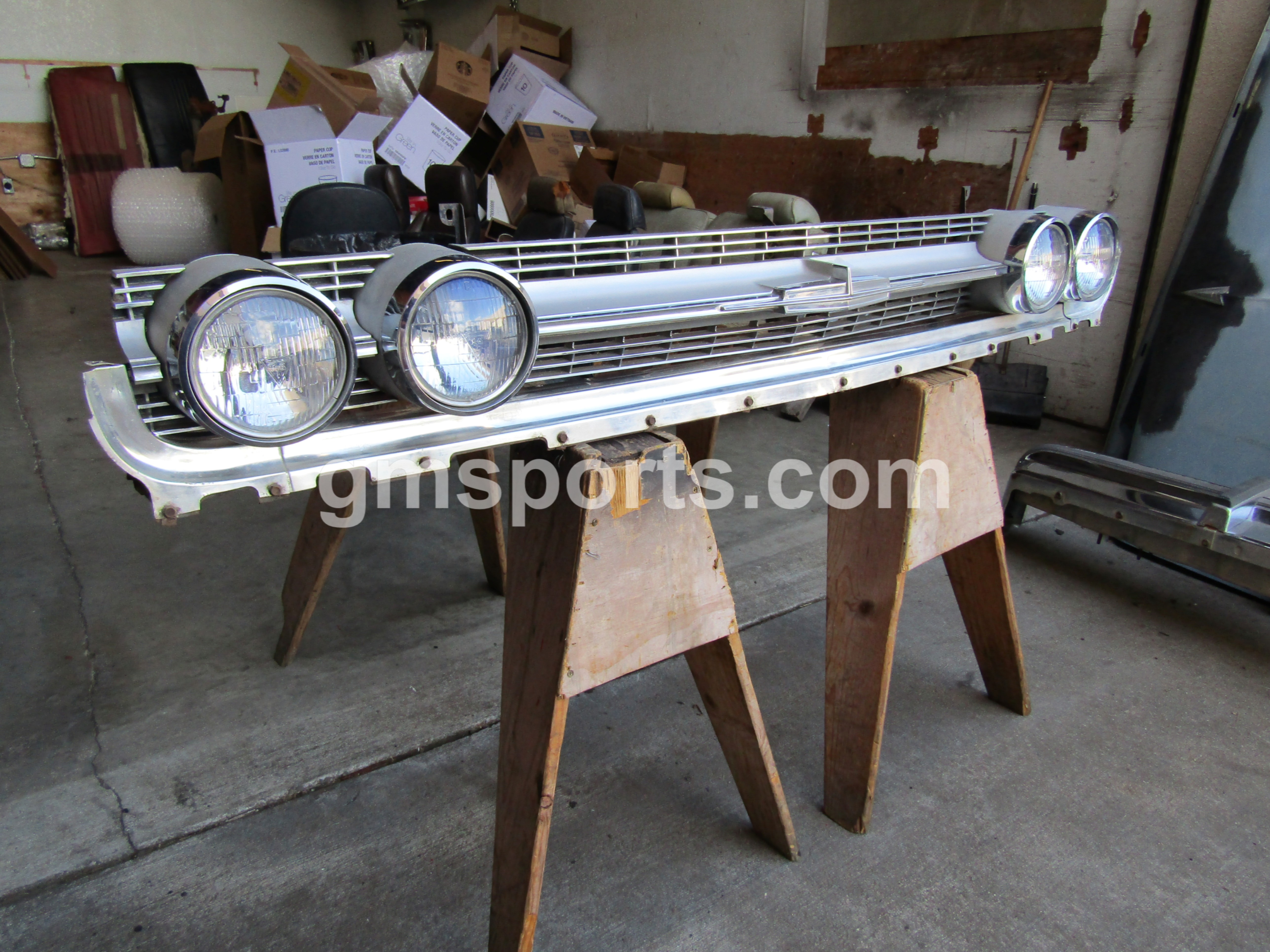 1964, Oldsmobile, Dynamic, 88, Grill, and, Lower, Valance, Assembly,