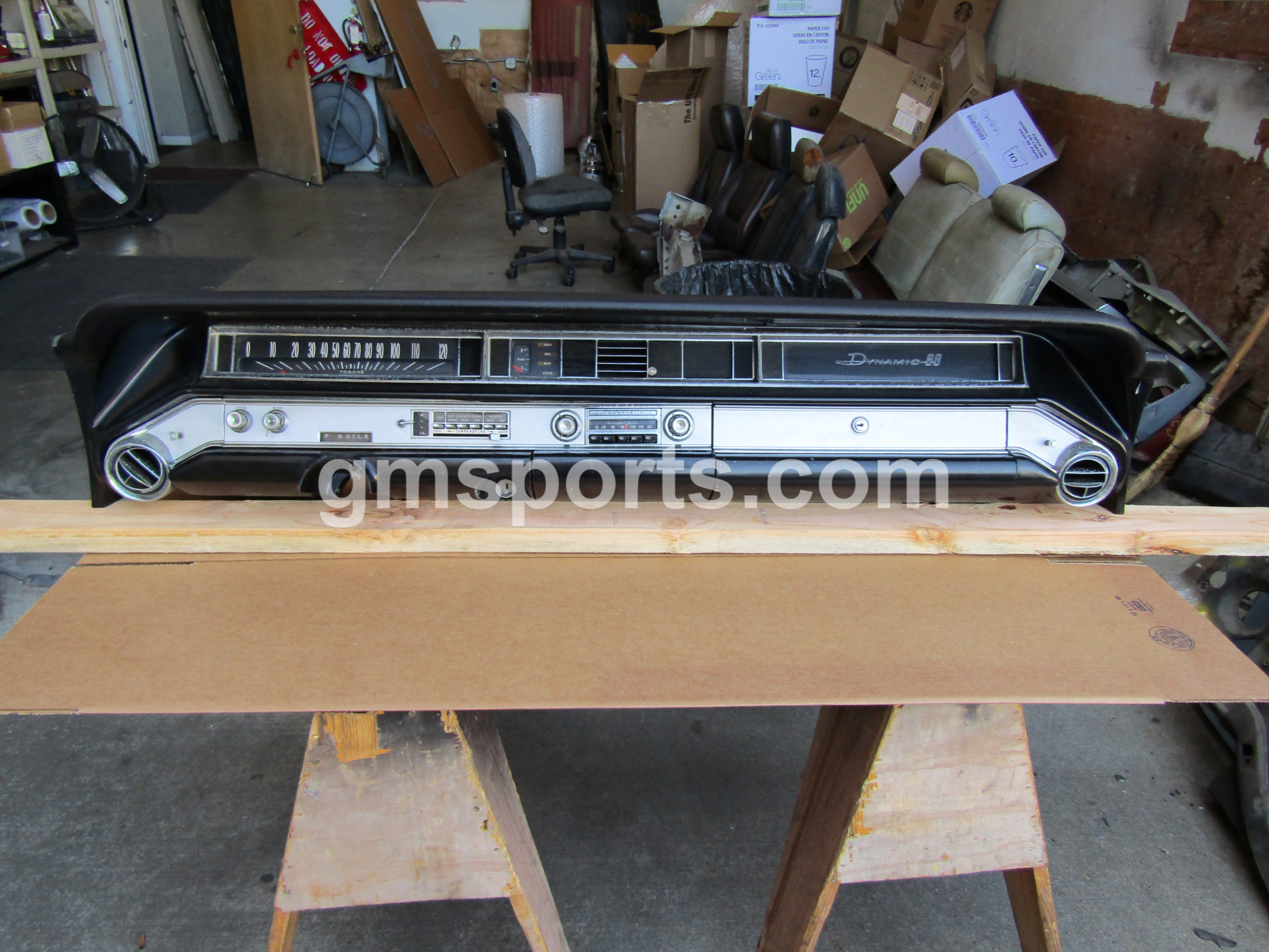 1964, Oldsmobile, Dynamic, 88, dash, Assembly, Instrument, Cluster, Heater, controls, headlight switch