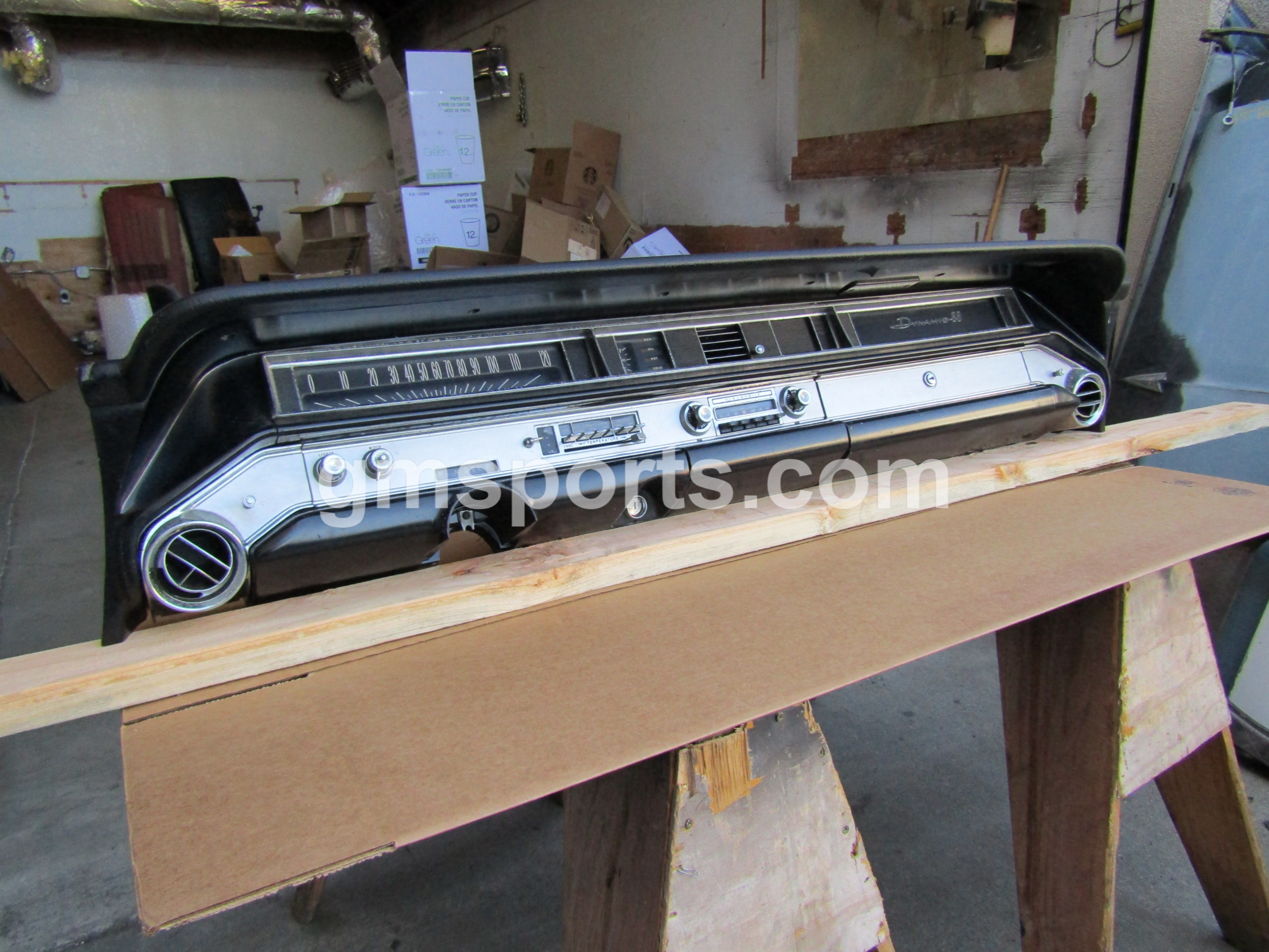 1964, Oldsmobile, Dynamic, 88, dash, Assembly, Instrument, Cluster, Heater, controls, headlight switch