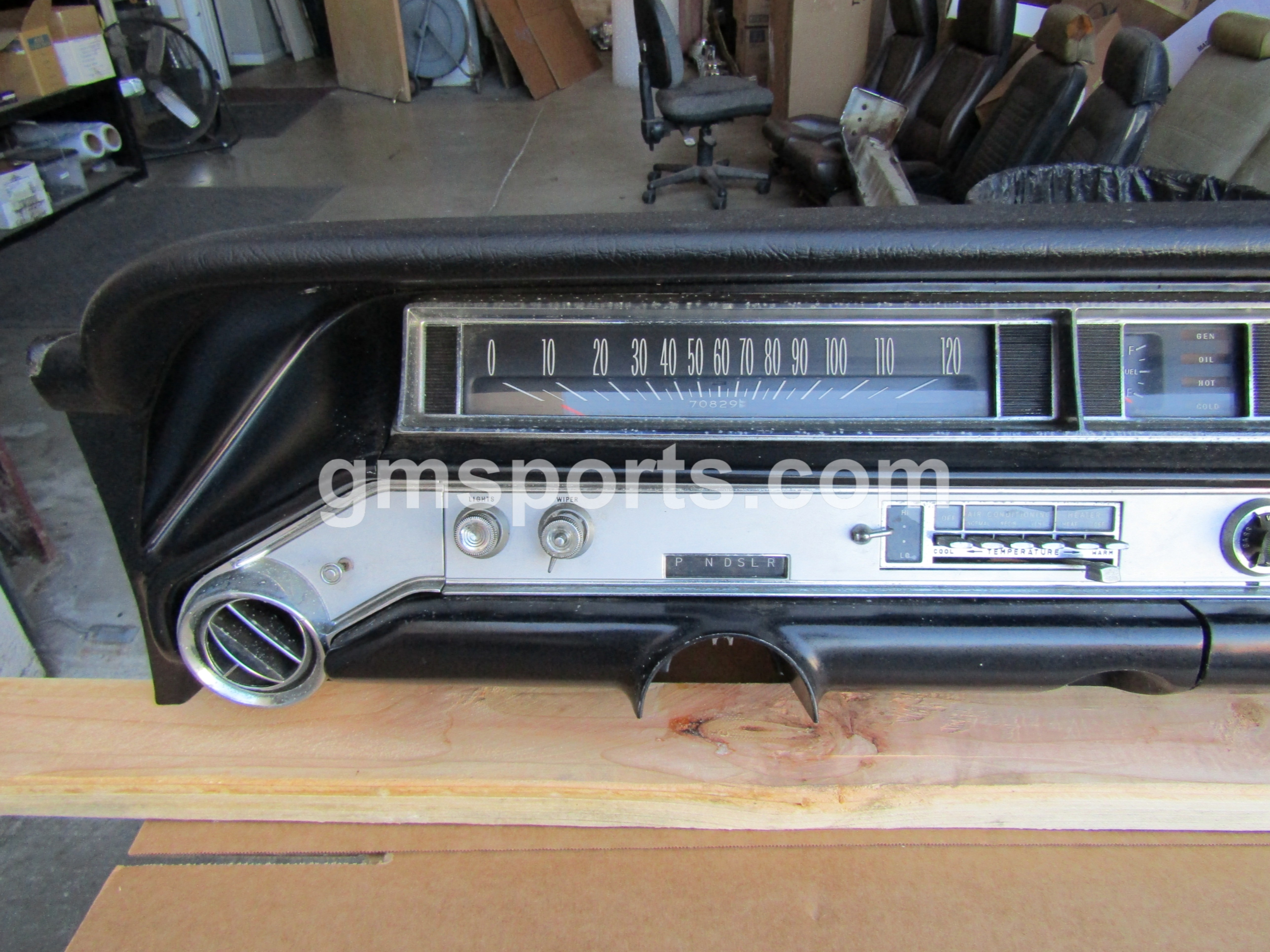 1964, Oldsmobile, Dynamic, 88, dash, Assembly, Instrument, Cluster, Heater, controls, headlight switch