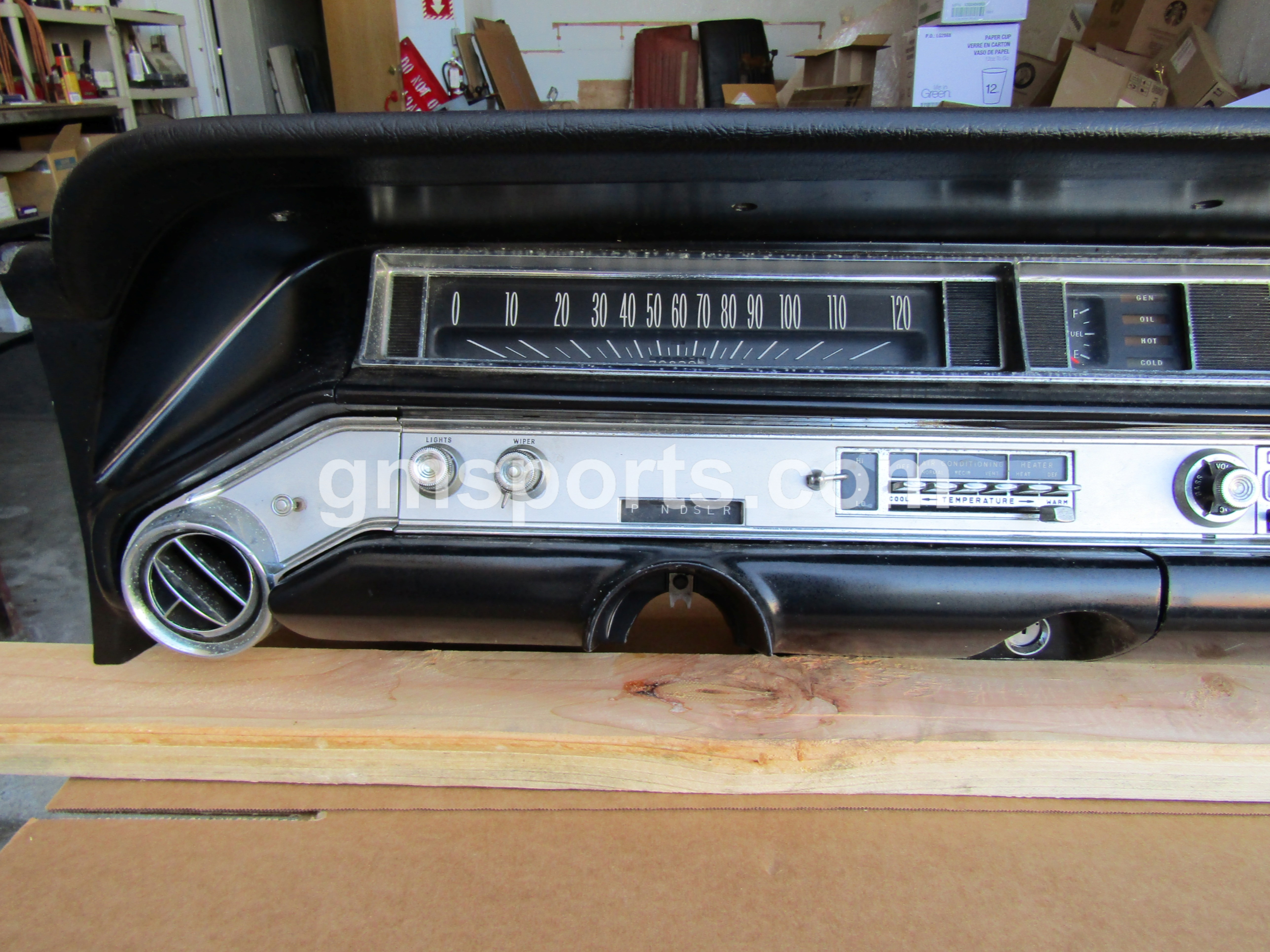 1964, Oldsmobile, Dynamic, 88, dash, Assembly, Instrument, Cluster, Heater, controls, headlight switch