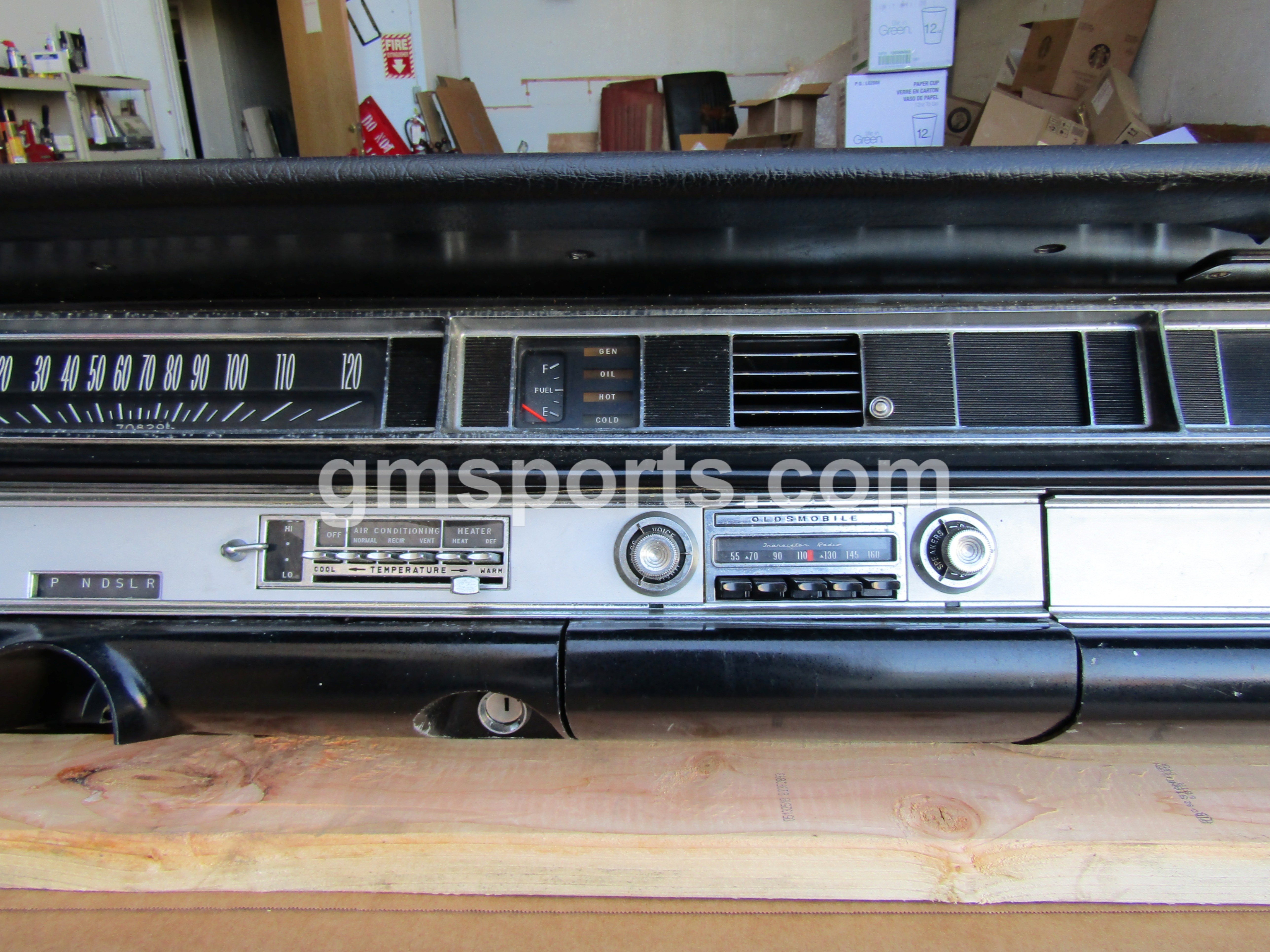 1964, Oldsmobile, Dynamic, 88, dash, Assembly, Instrument, Cluster, Heater, controls, headlight switch