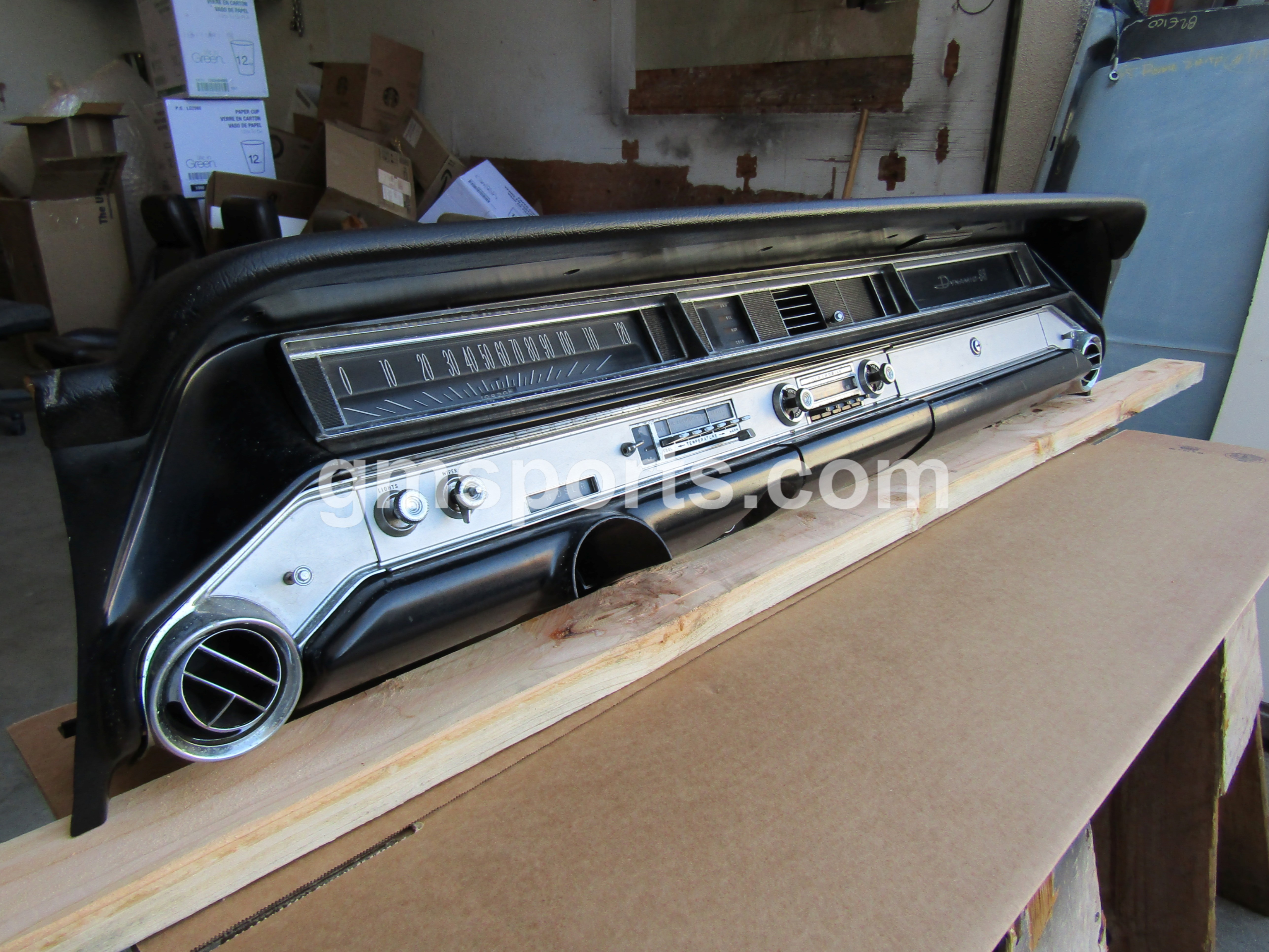 1964, Oldsmobile, Dynamic, 88, dash, Assembly, Instrument, Cluster, Heater, controls, headlight switch